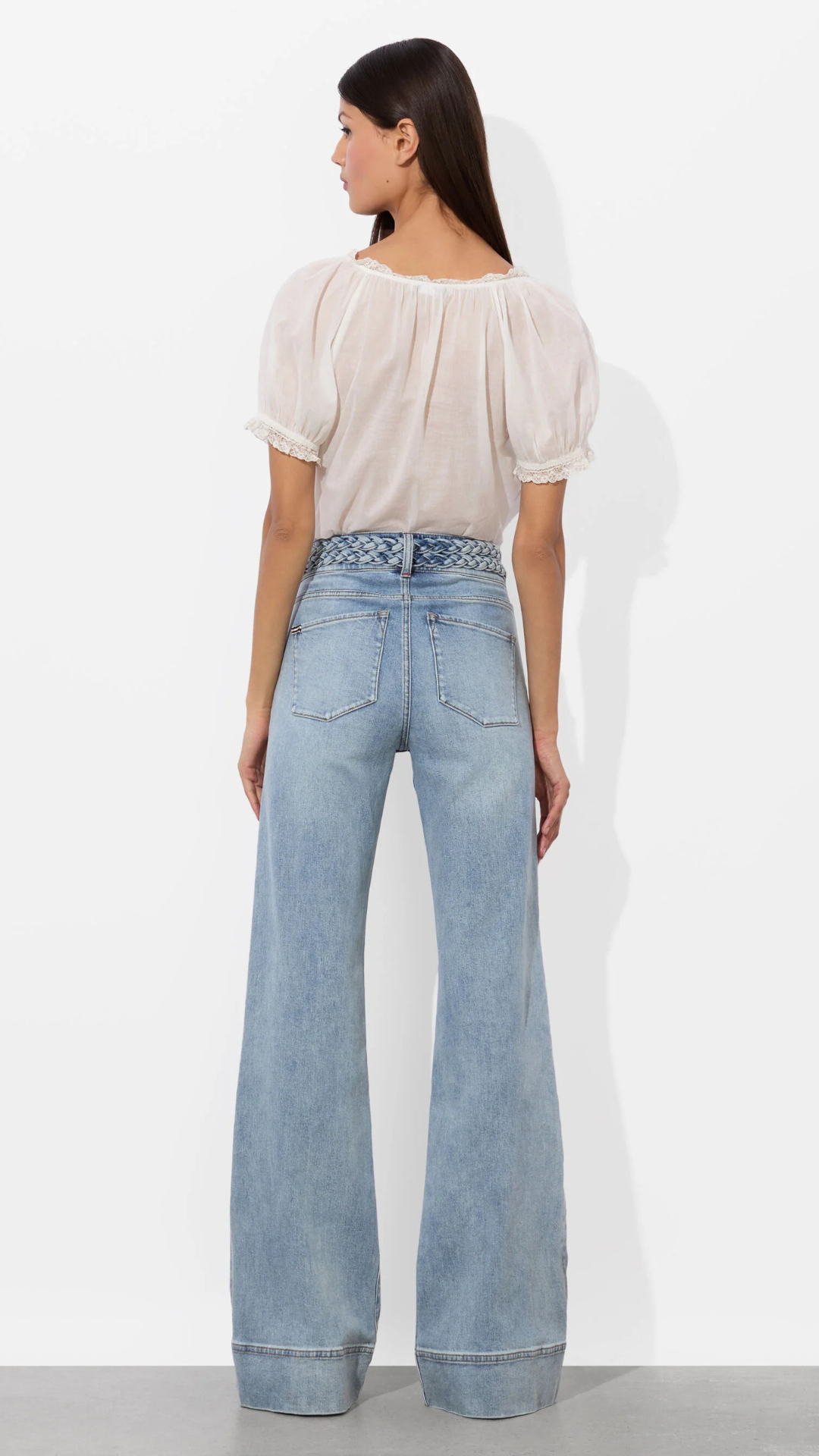 Juno Braided Jean - Alice and Olivia