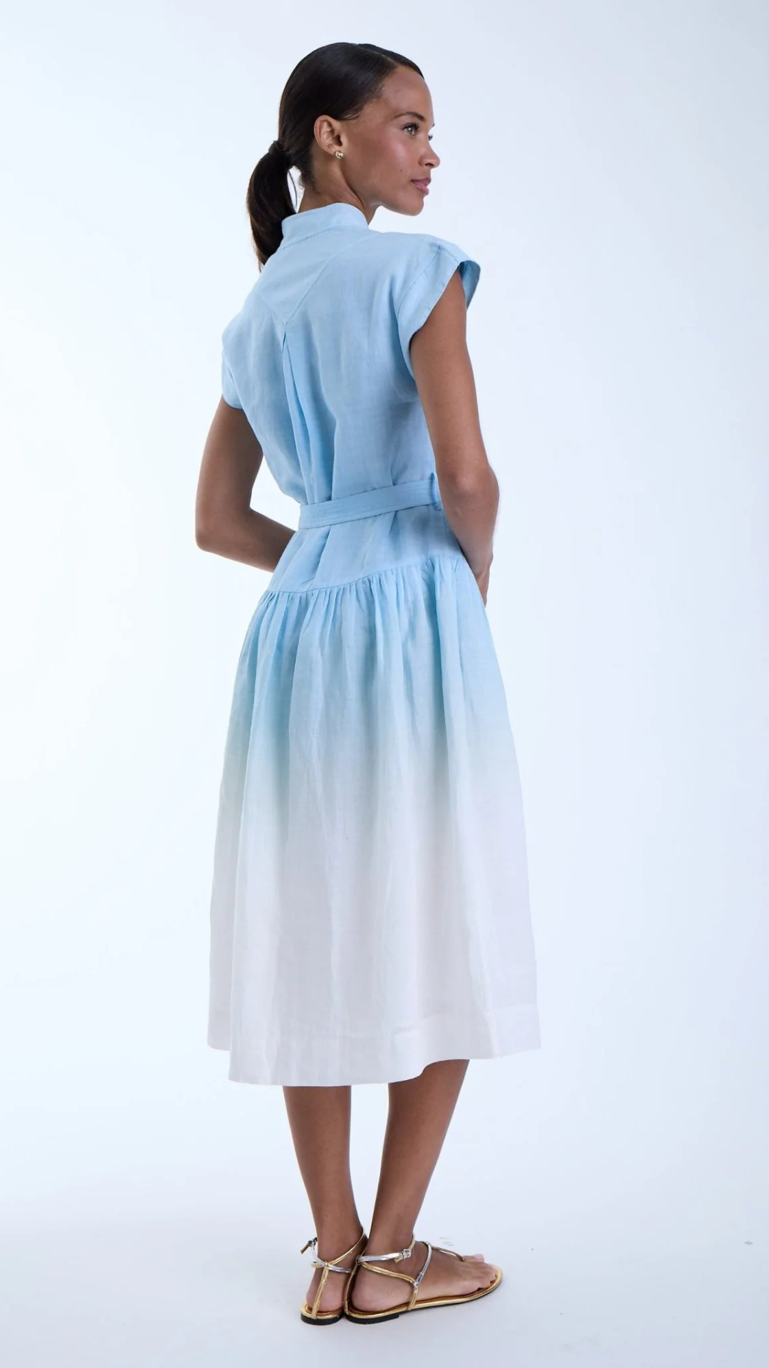 Zelle Ombre Midi Dress