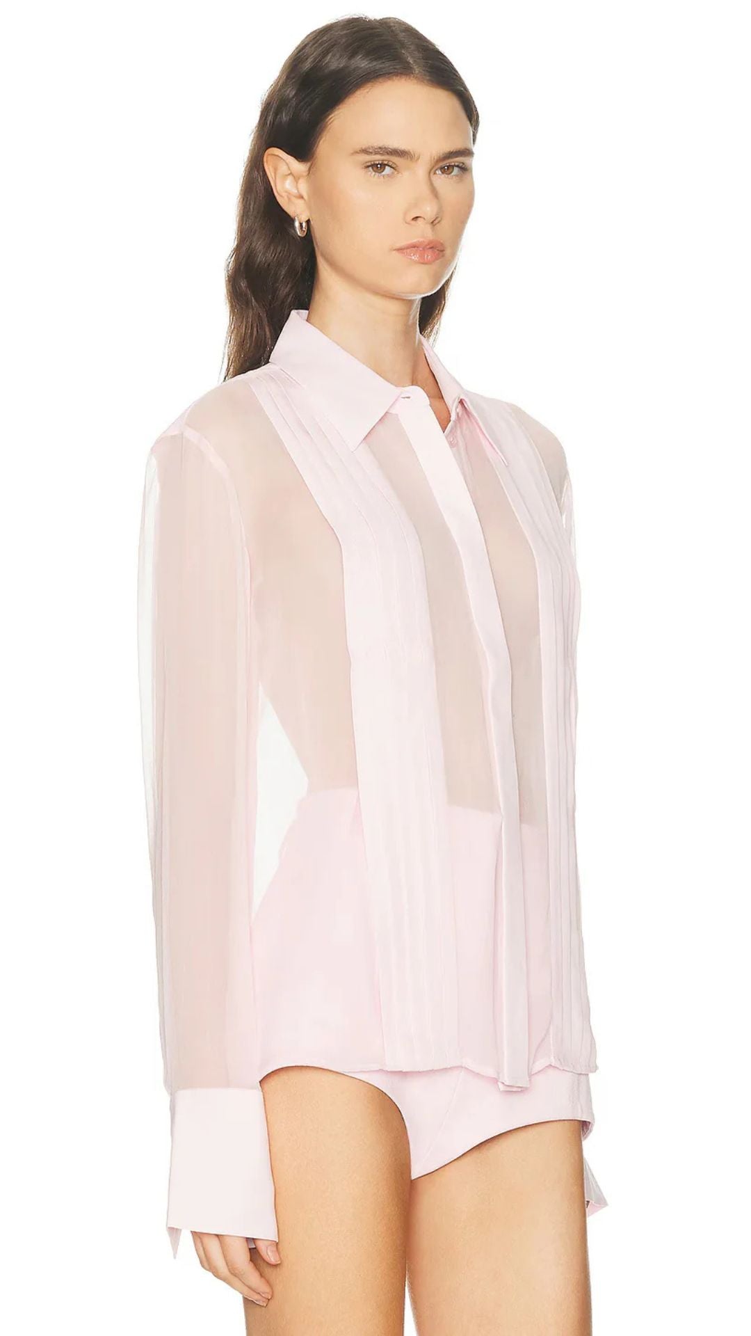 Meghan Panelled Silk Blouse