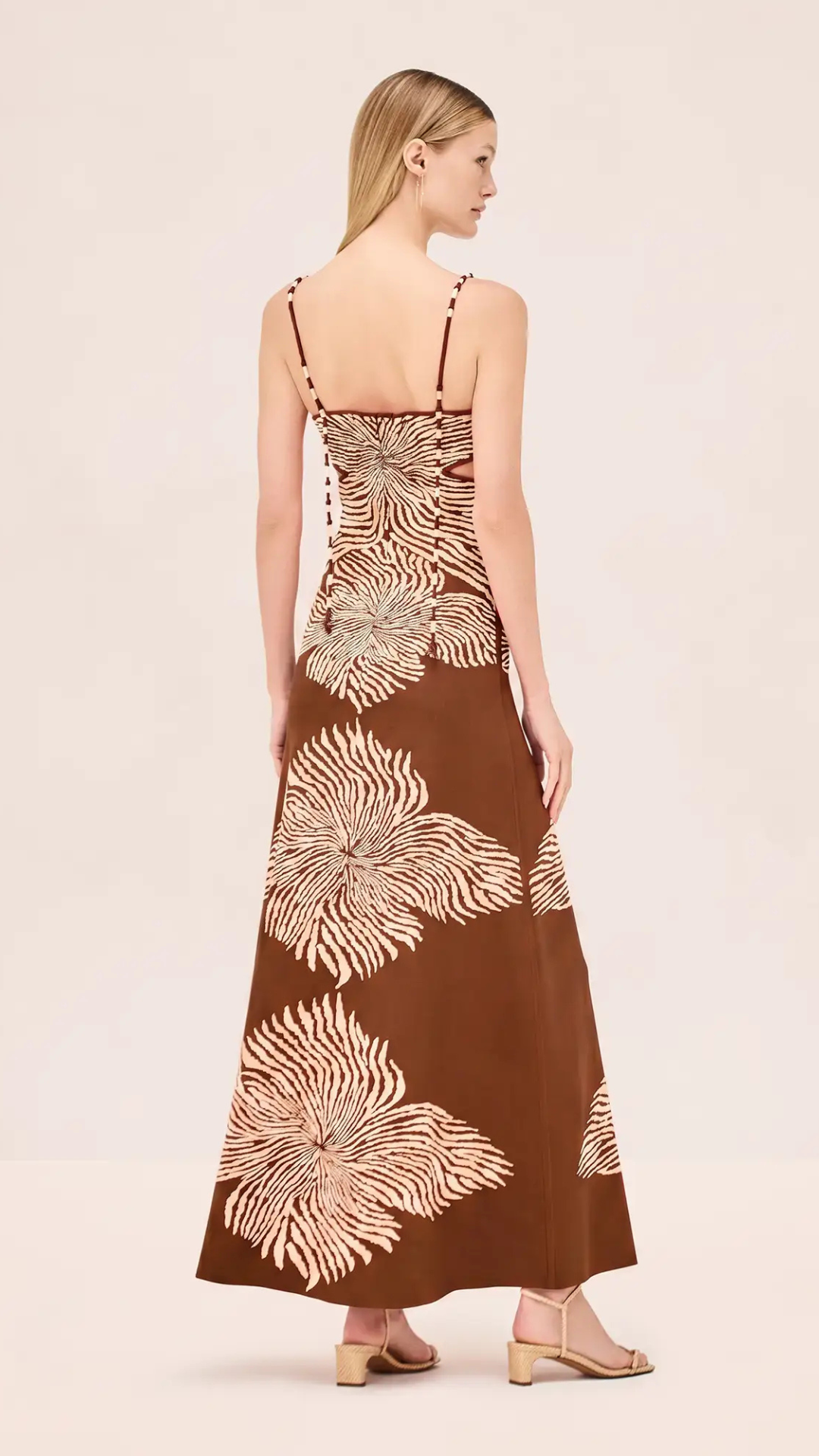 Rayana Dress Brown Blossom