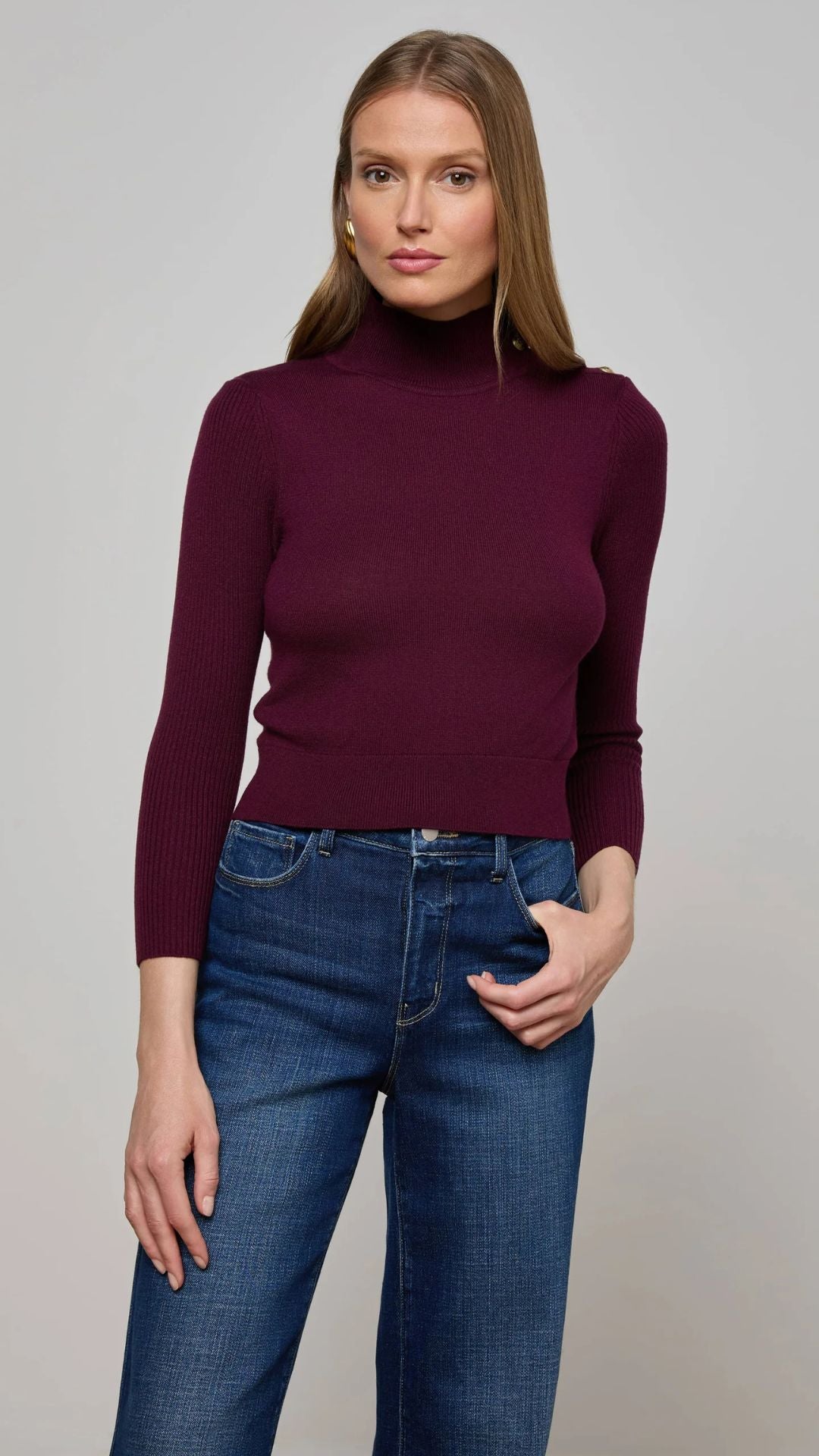 Kamdyn Mock-Neck Sweater