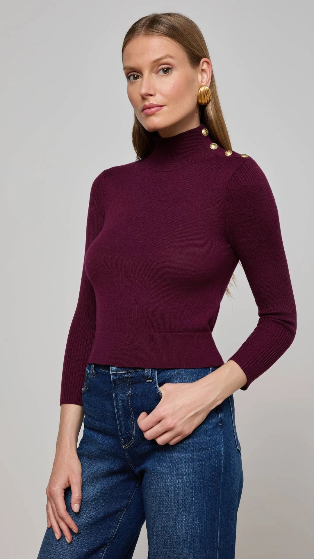 Kamdyn Mock-Neck Sweater