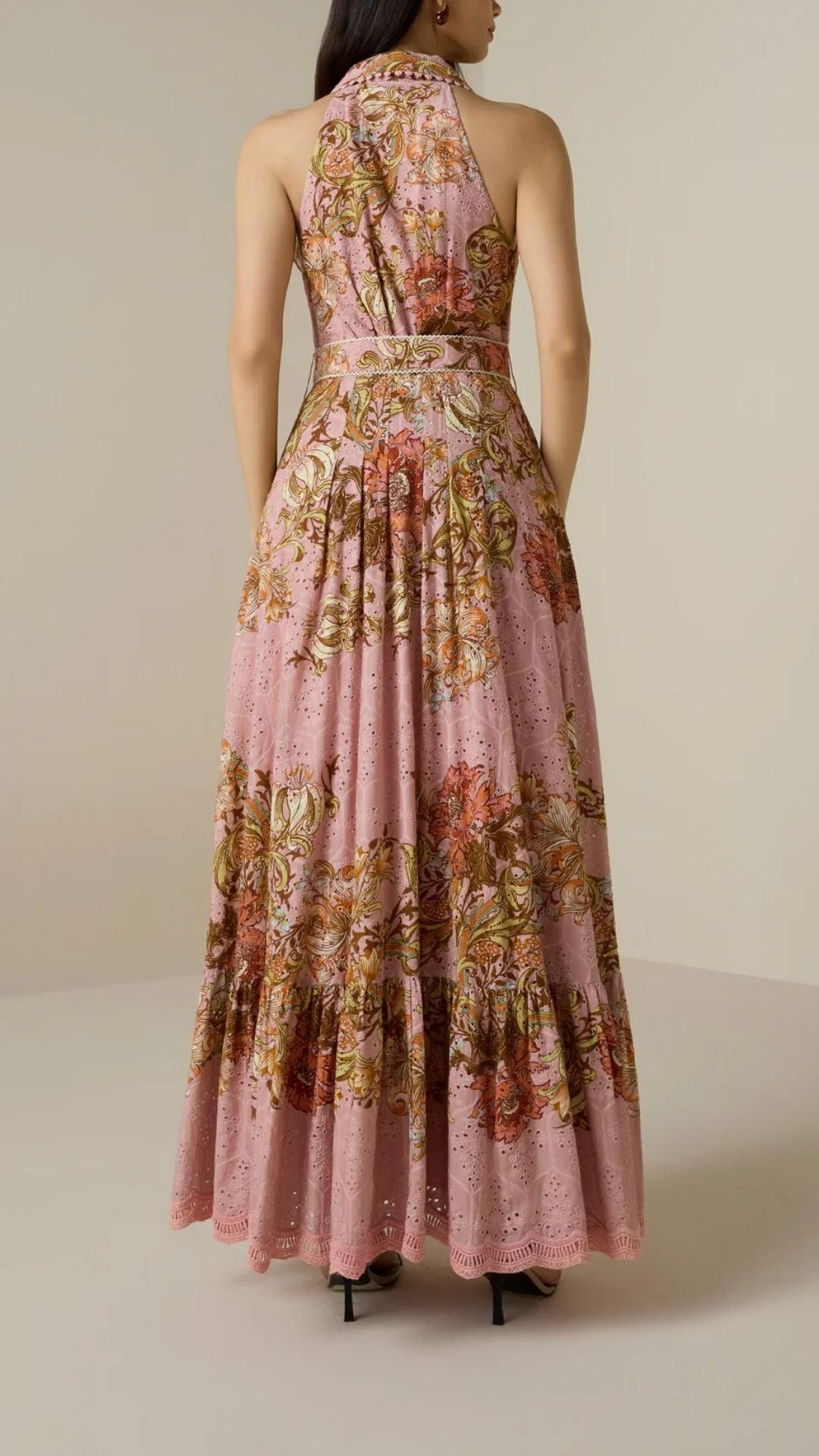 Long Shirt Dress W Buckle Belt - Hemant and Nandita