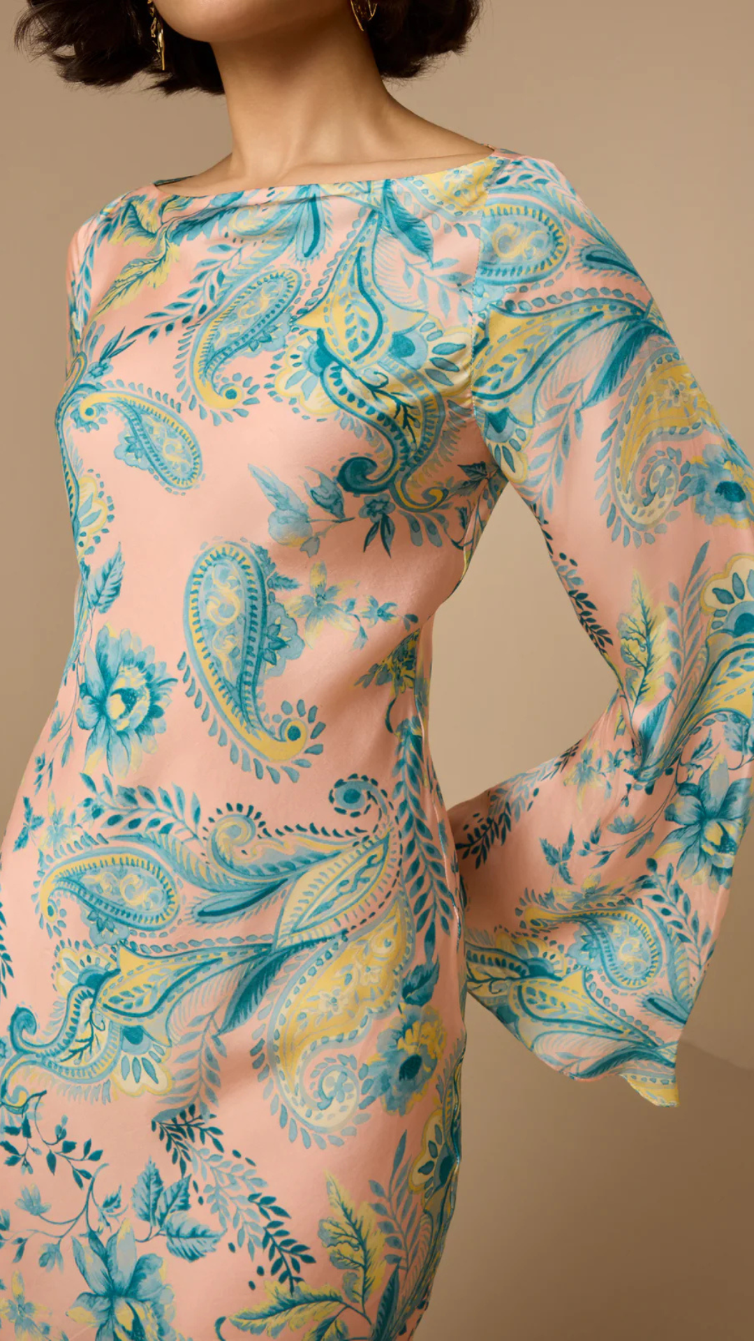 Long Bias Dress - Hemant and Nandita