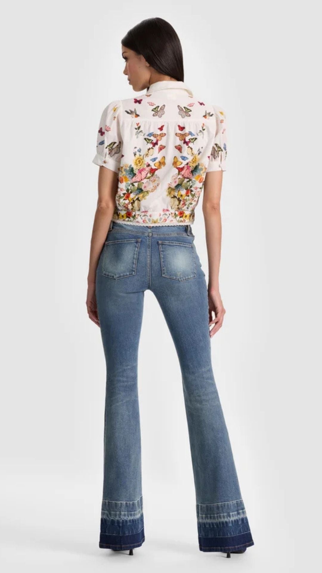Rosie Ember Puff Sleeve Top - Alice and Olivia