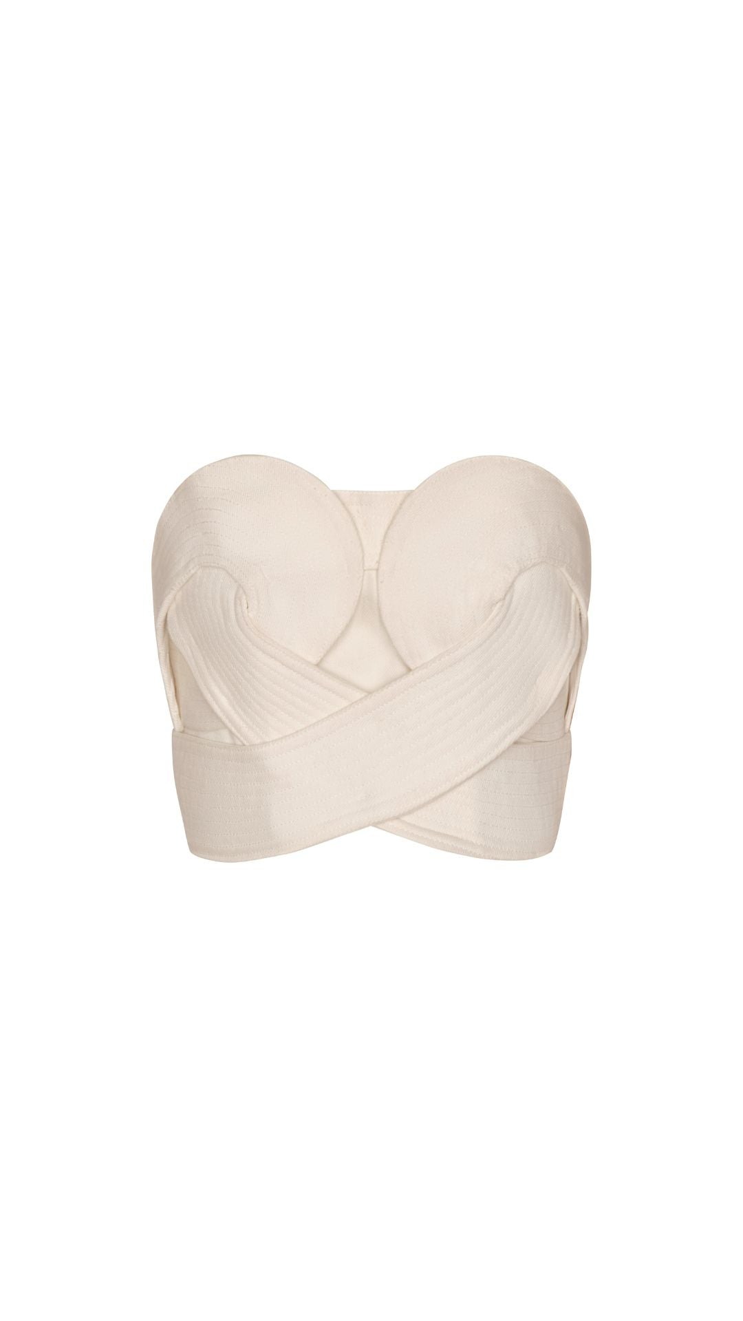 Onda Denim Cotton Top - Andres Otalora