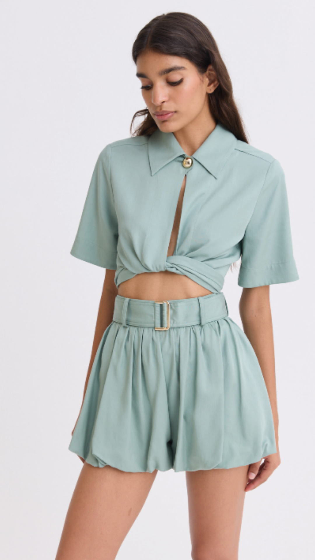 Bubble Dusty Teal Short