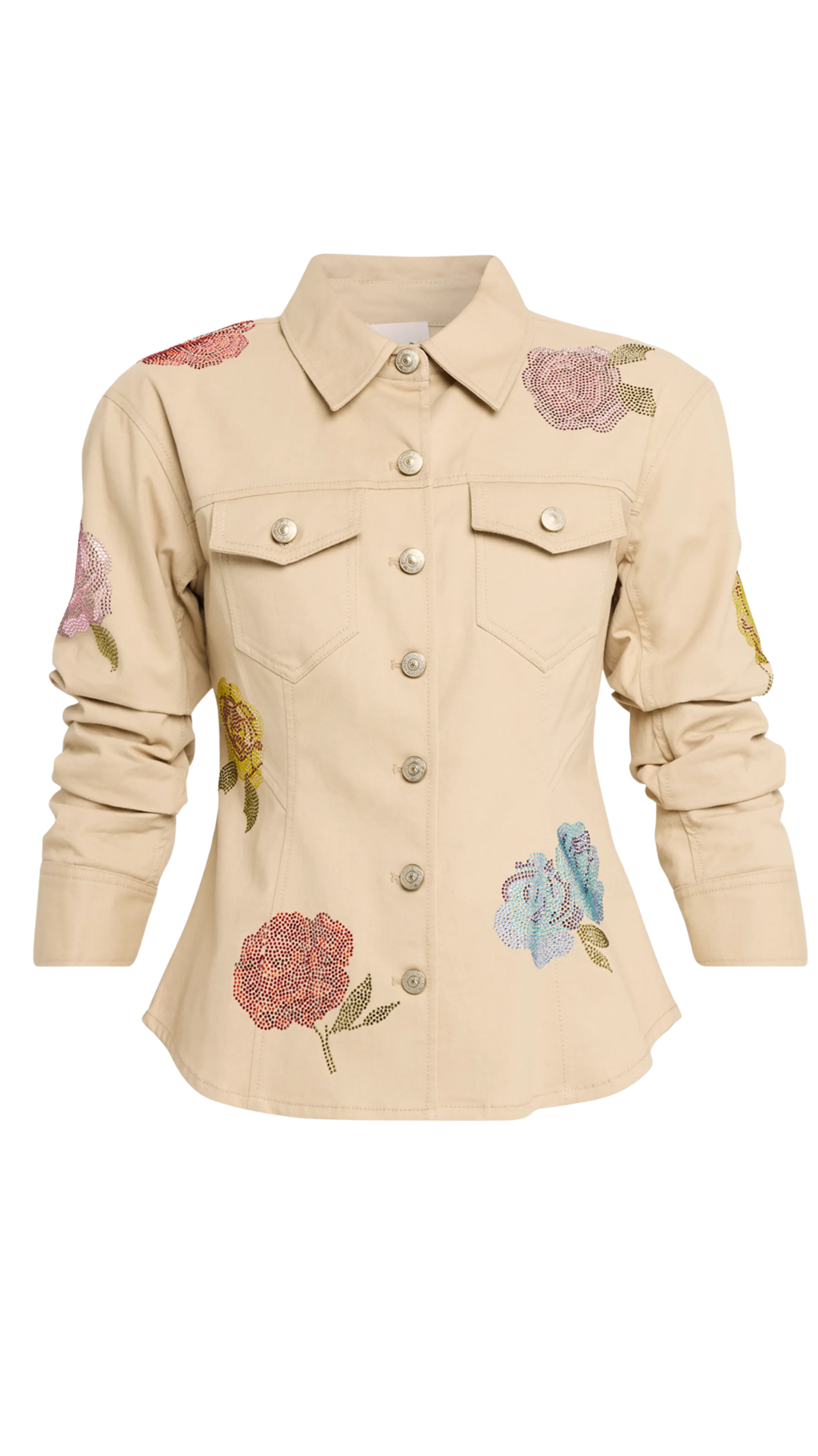 Heatset Roses Scrunched Canyon Jacket