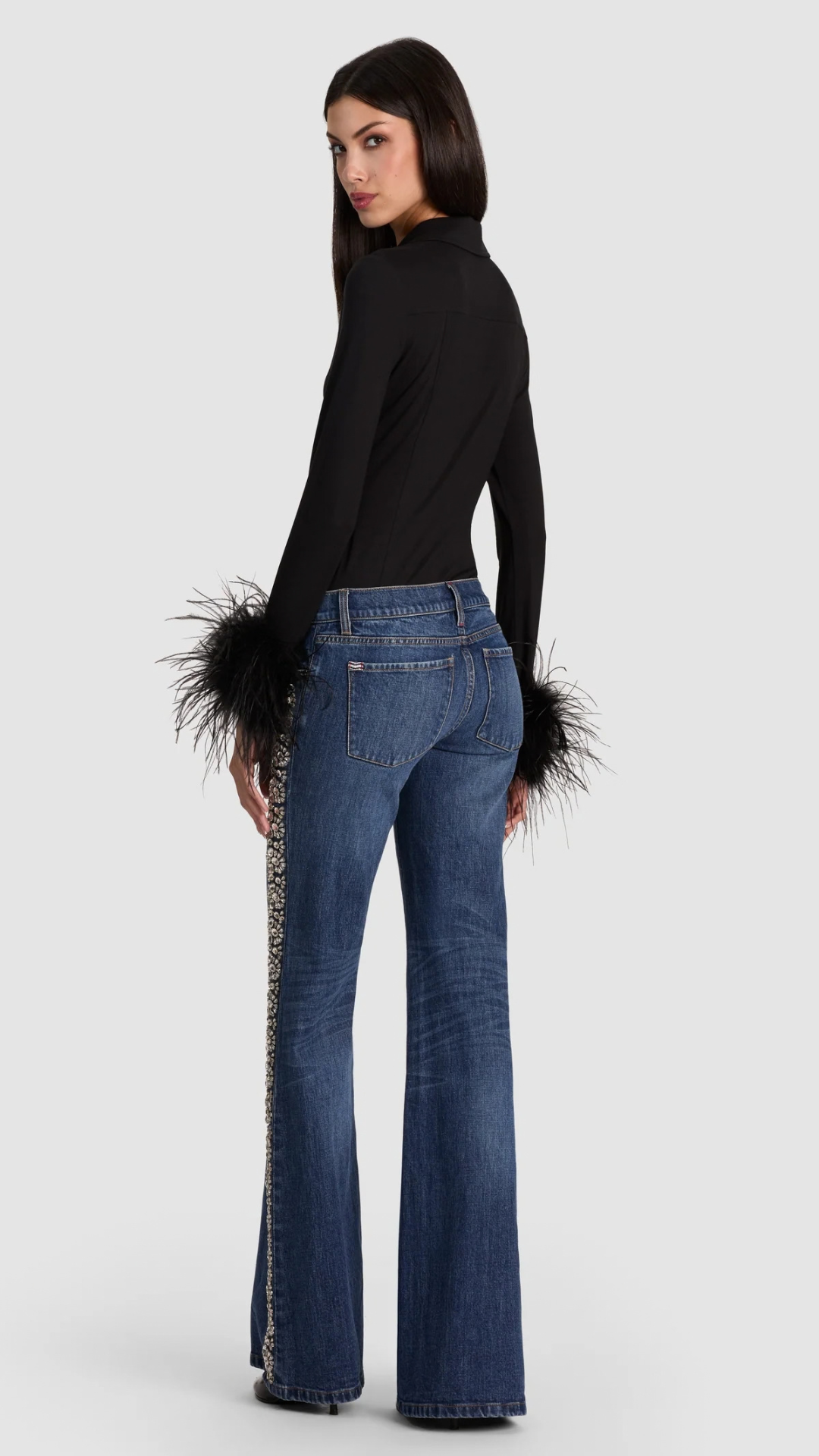 Emryn Ultra Low Rise Relaxed Flare Jean