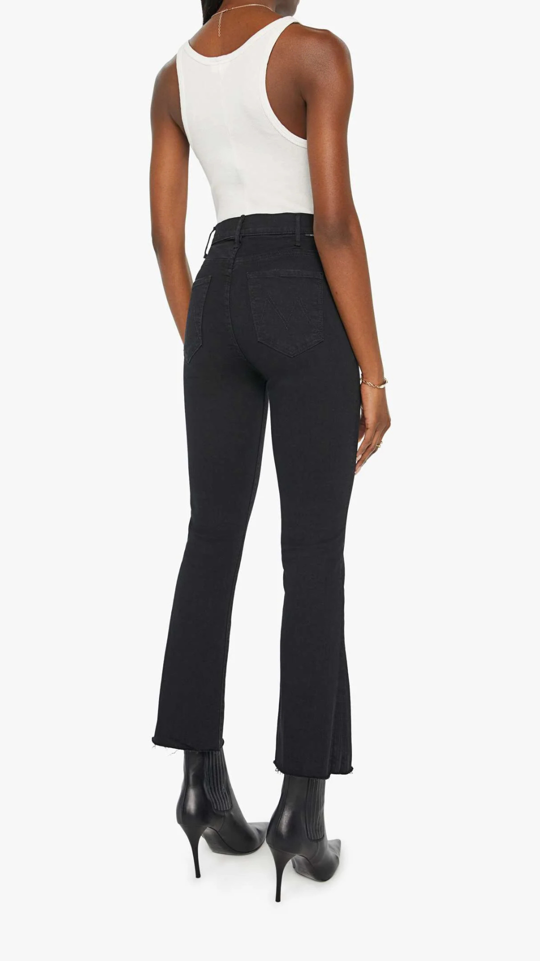Hustler Ankle Fray Black