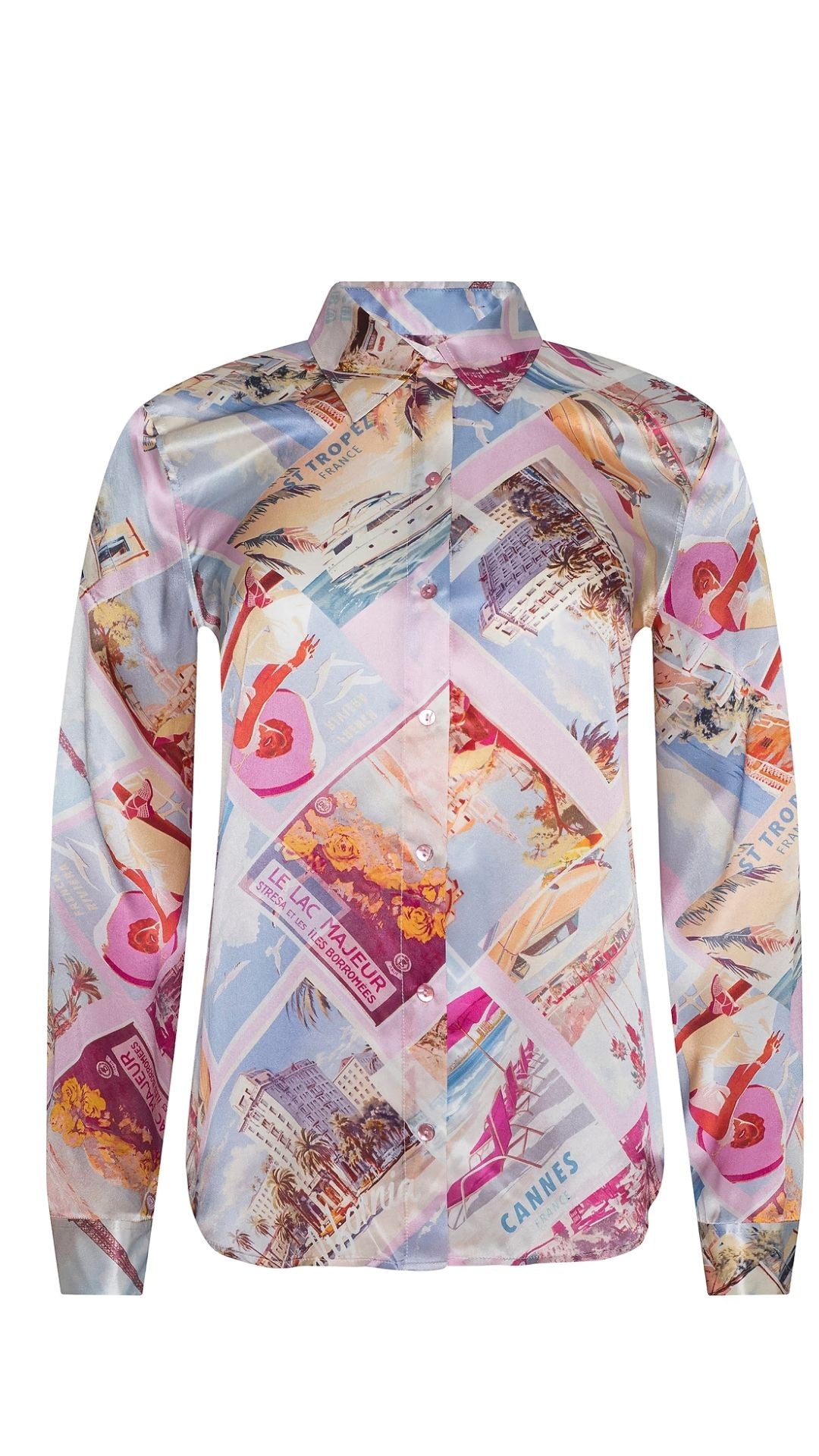 Tyler Silk Blouse Postcard