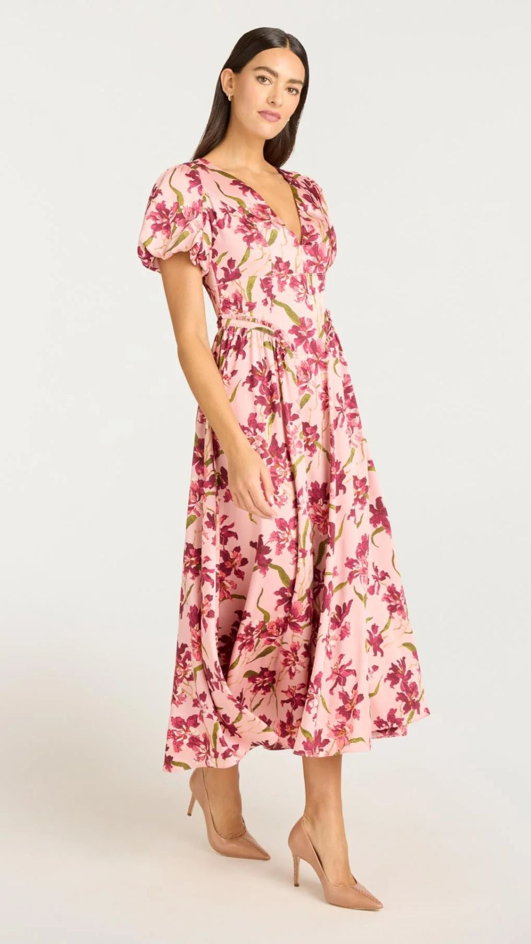 Trailing Hibiscus Kaitlyn Dress