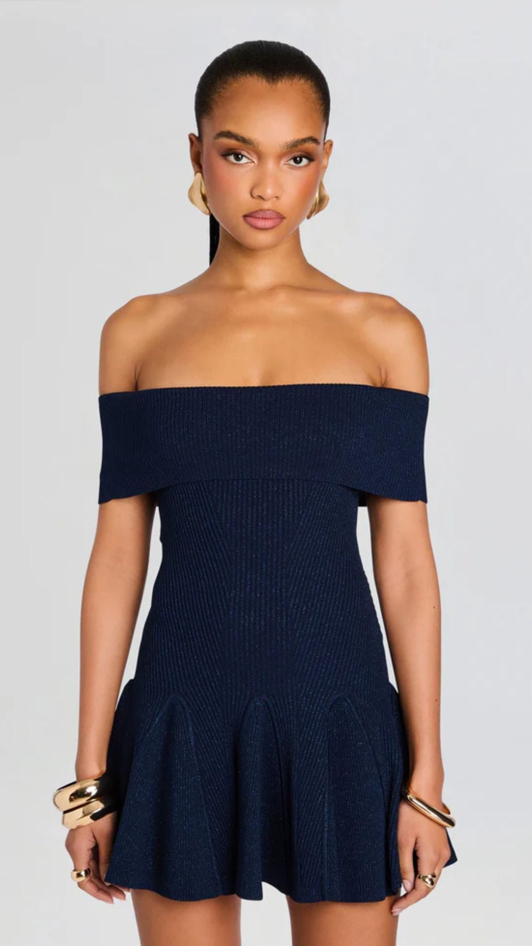 Erica Knit Dress Navy - Retrofete