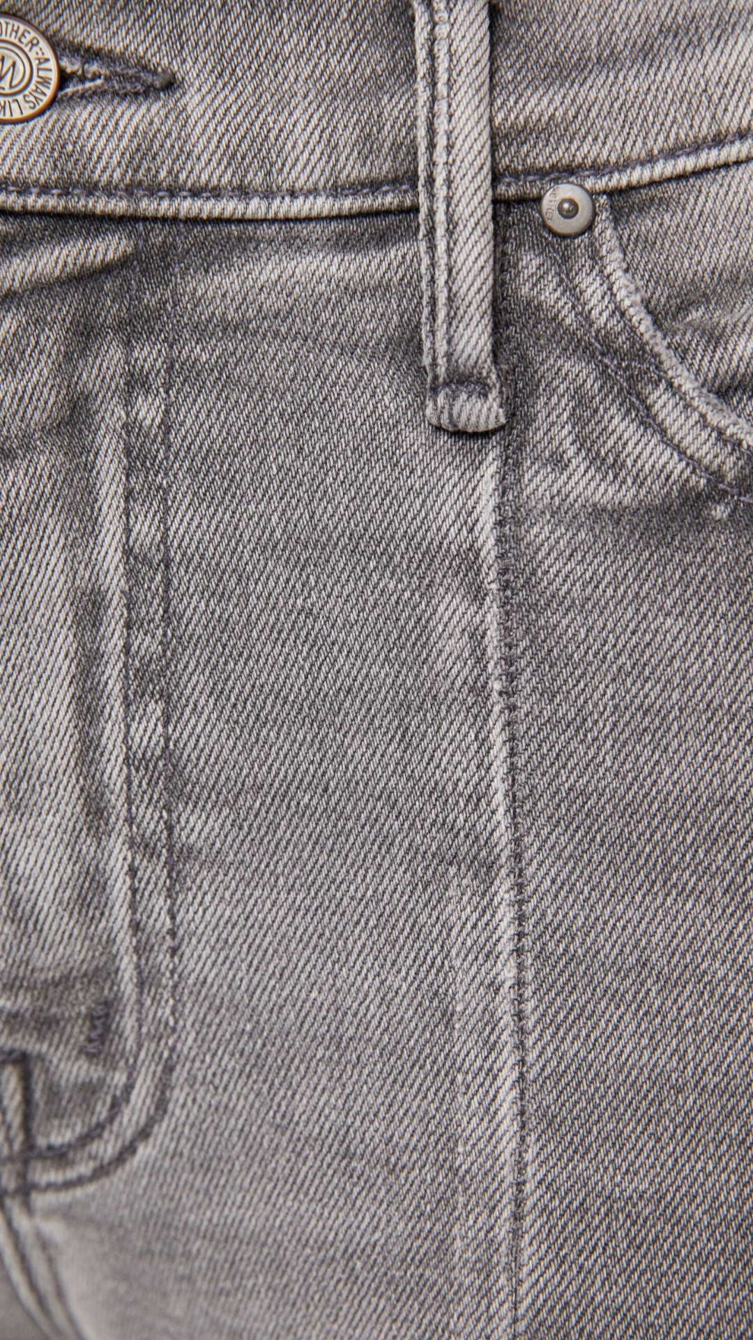 Insider Crop Pointy Fray Catch - Mother Denim