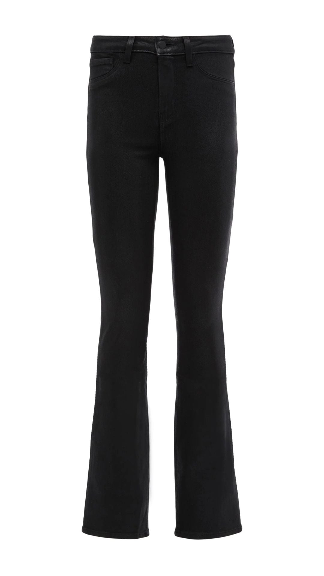 Selma Coated Bootcut Jean Noir -  L'Agence