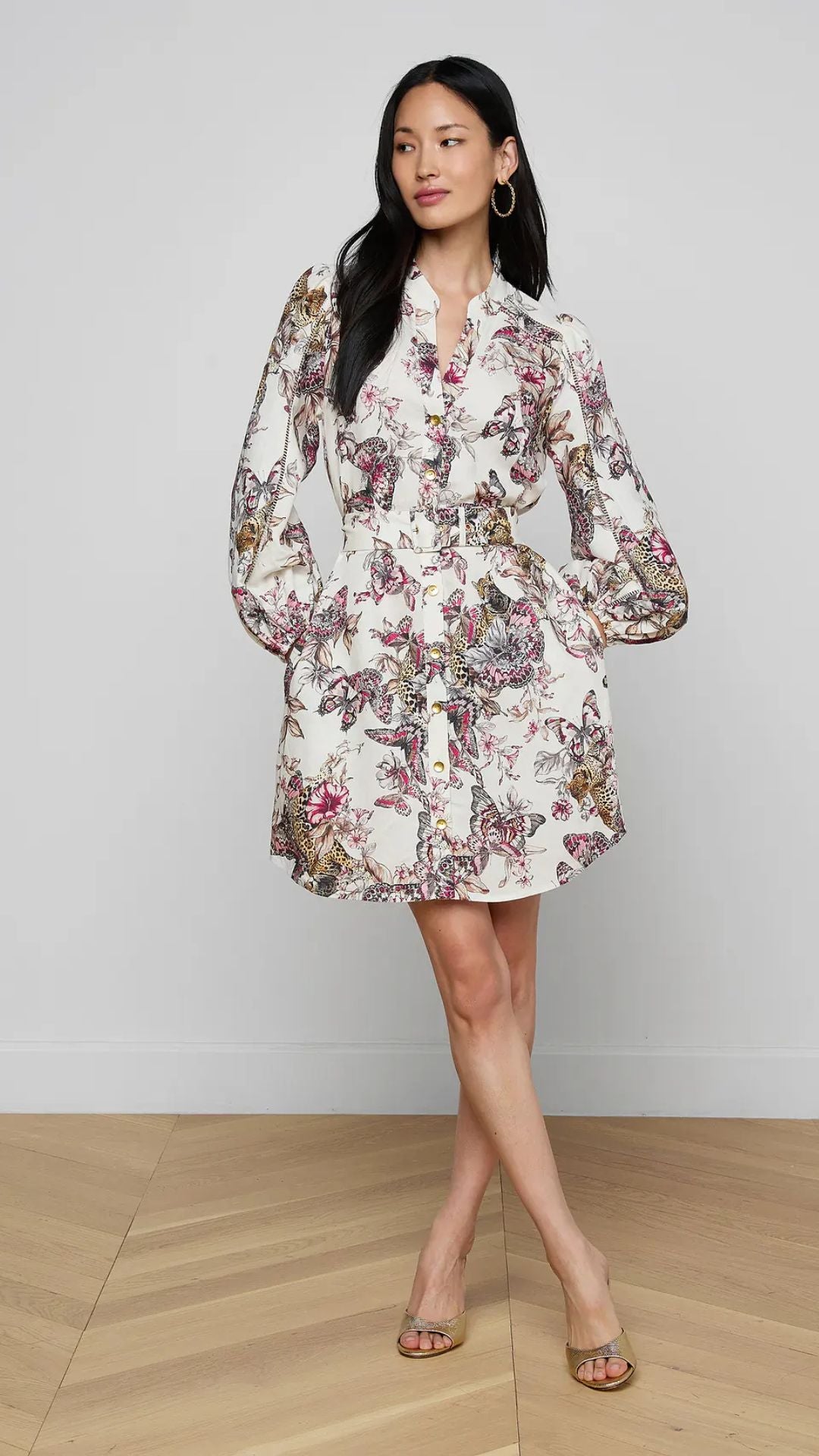 Kiersten Long Sleeve Dress - L'Agence