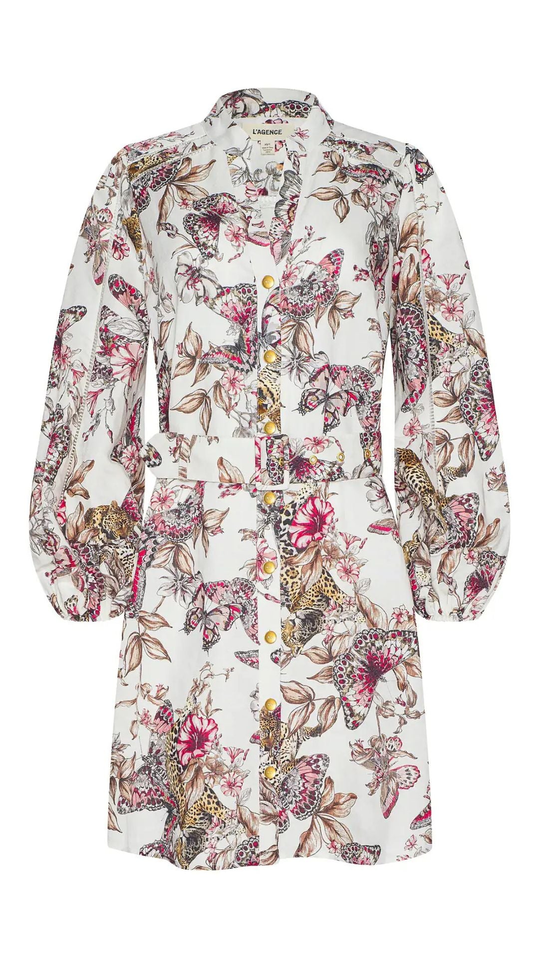 Kiersten Long Sleeve Dress - L'Agence