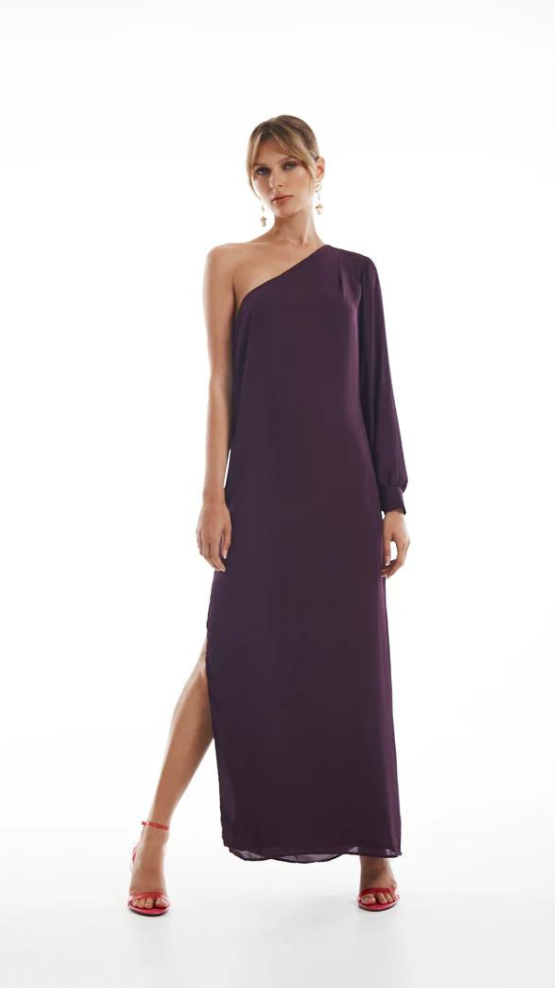 One Sleeve Maxi Dress - Krisa