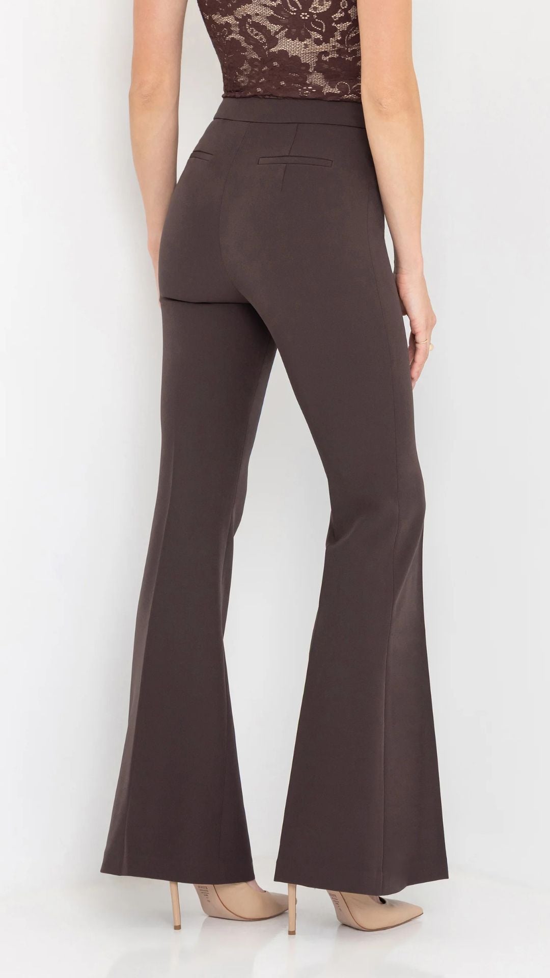 Wesley Crepe Pants Chocoate - Generation Love