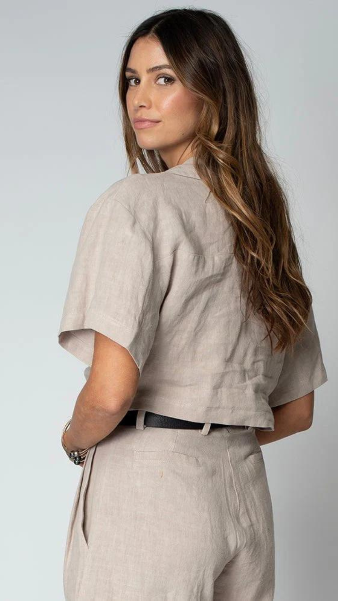 Linen Knot Shirt - Stillwater