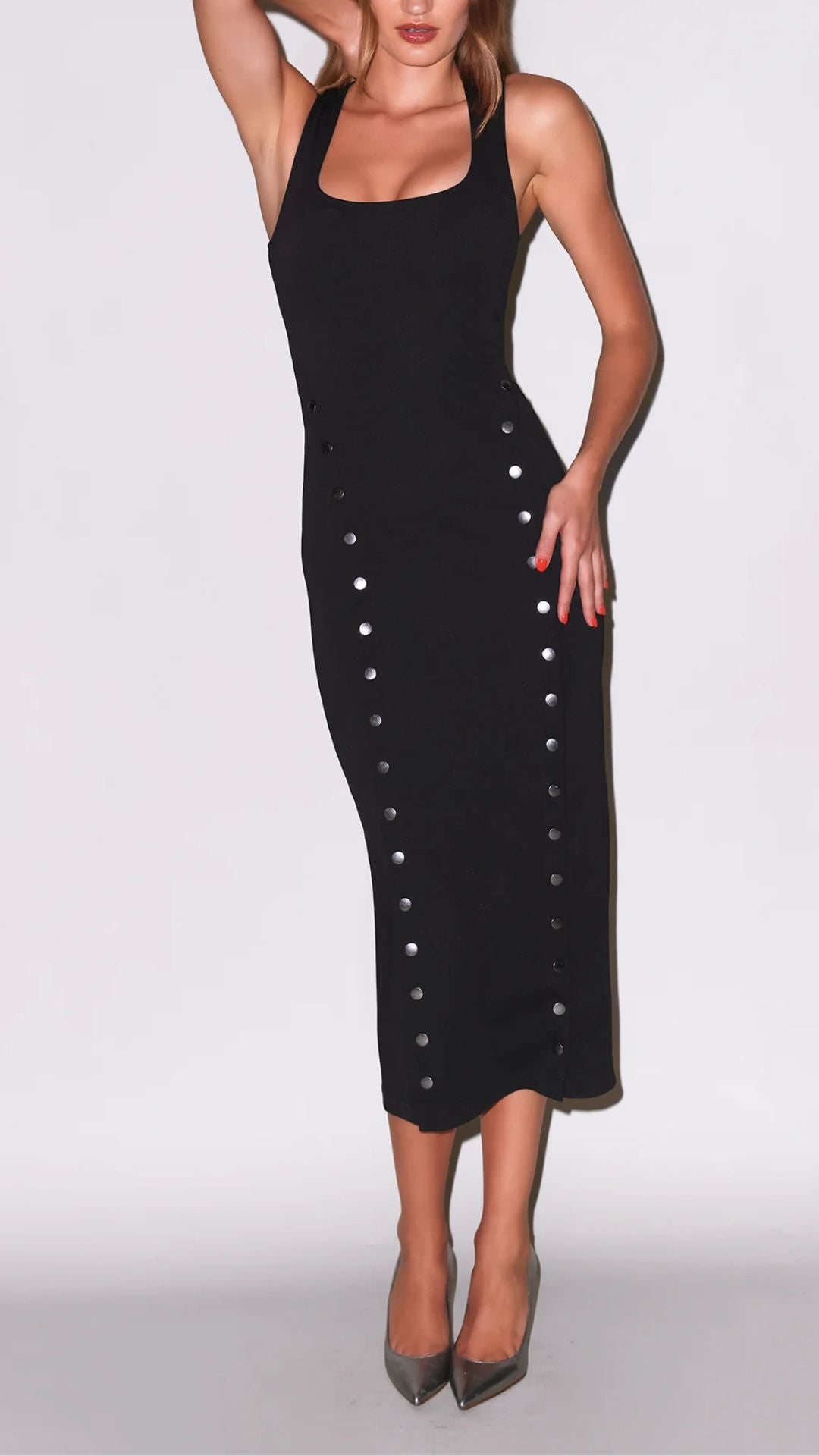 Scooped Neck Undo Me Dress - Fleur Du Mal