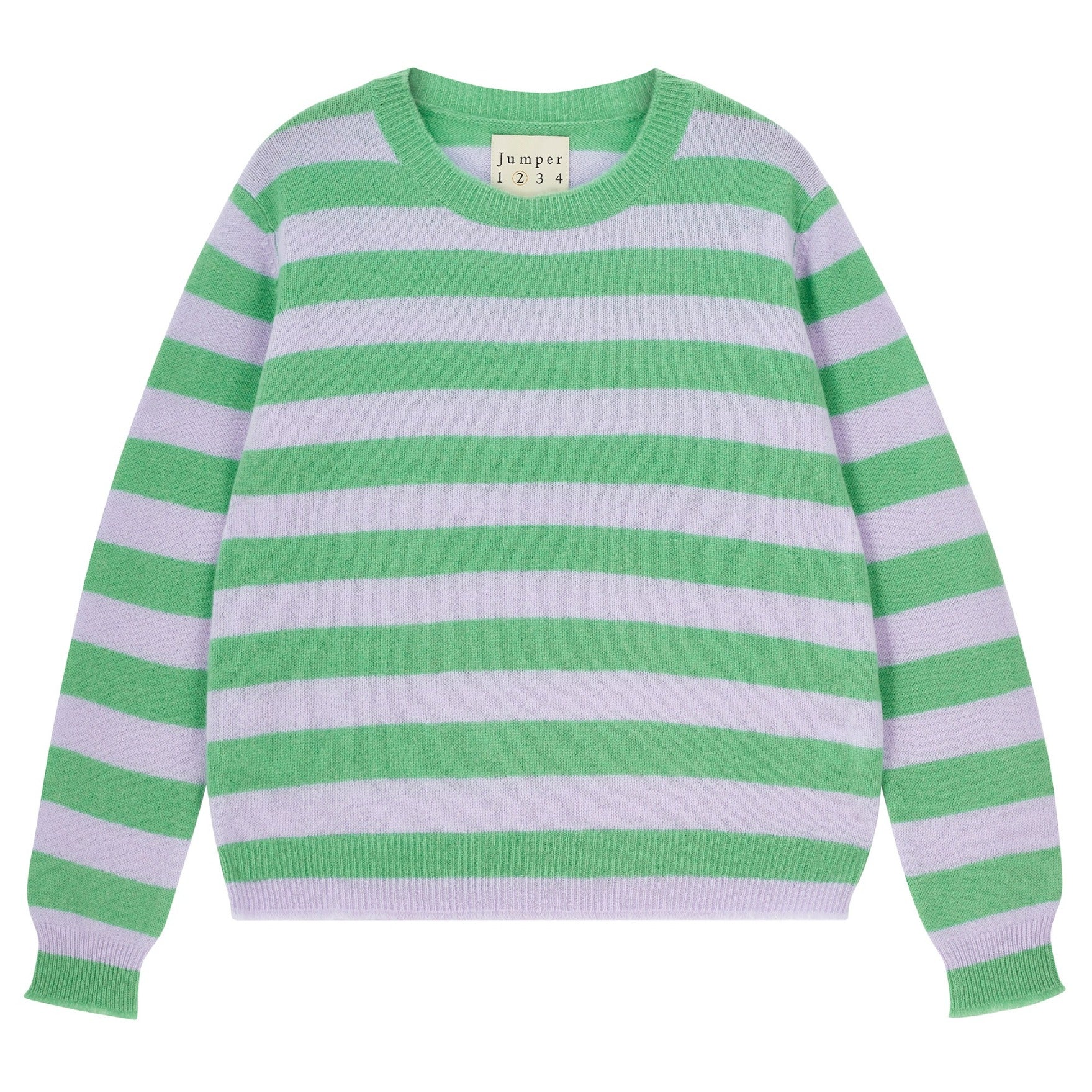 Stripe Distressed Crew - Jumper 1234