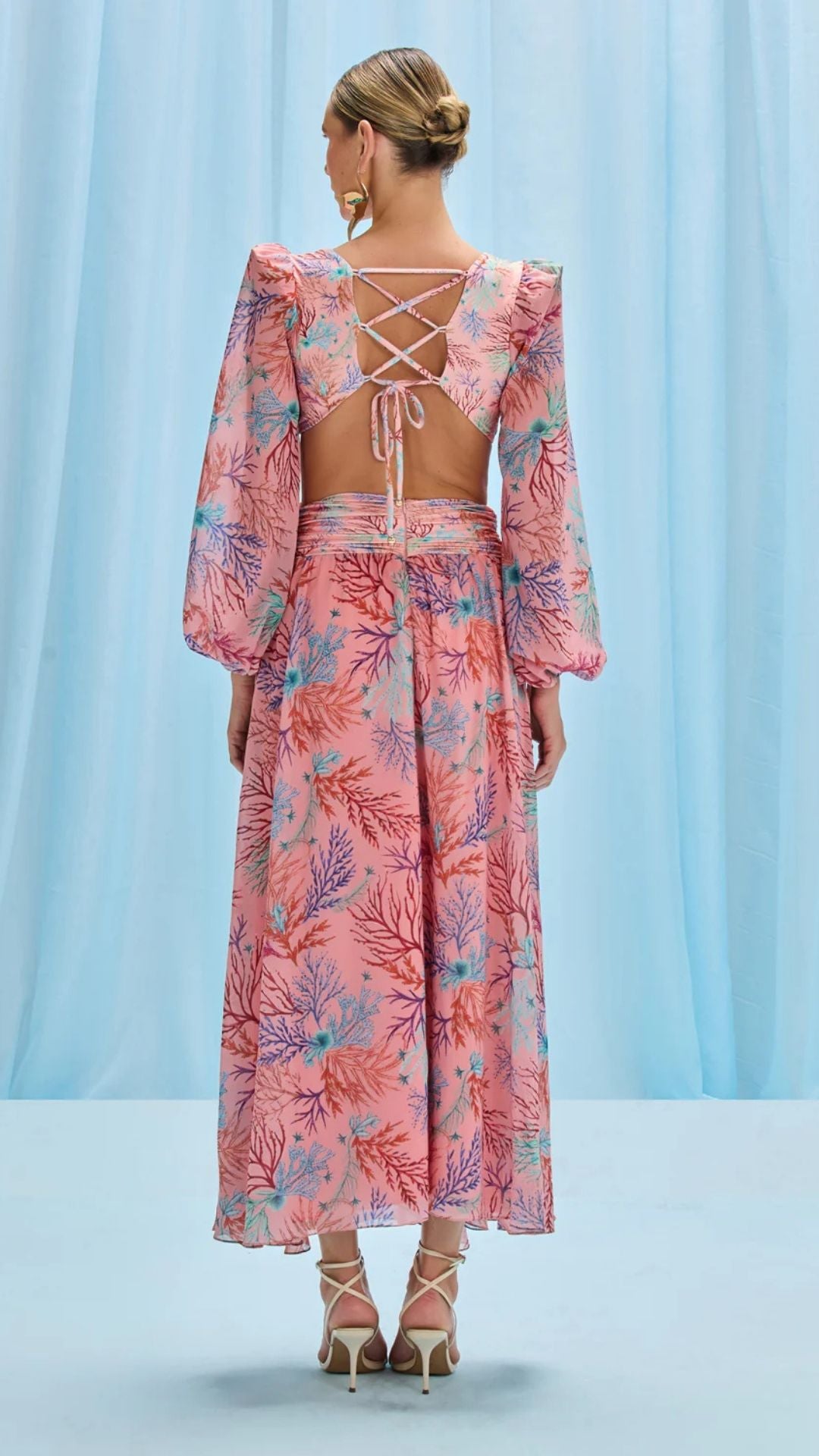 Seaweed Long Sleeve Beach Dress - Patbo