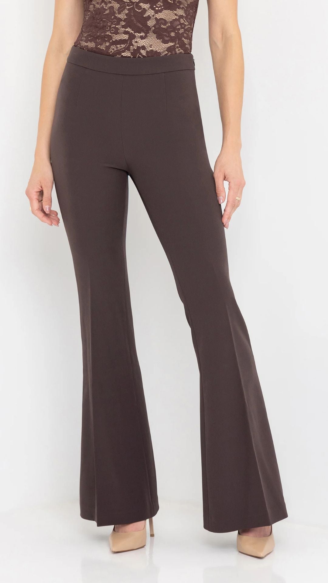 Wesley Crepe Pants Chocoate - Generation Love