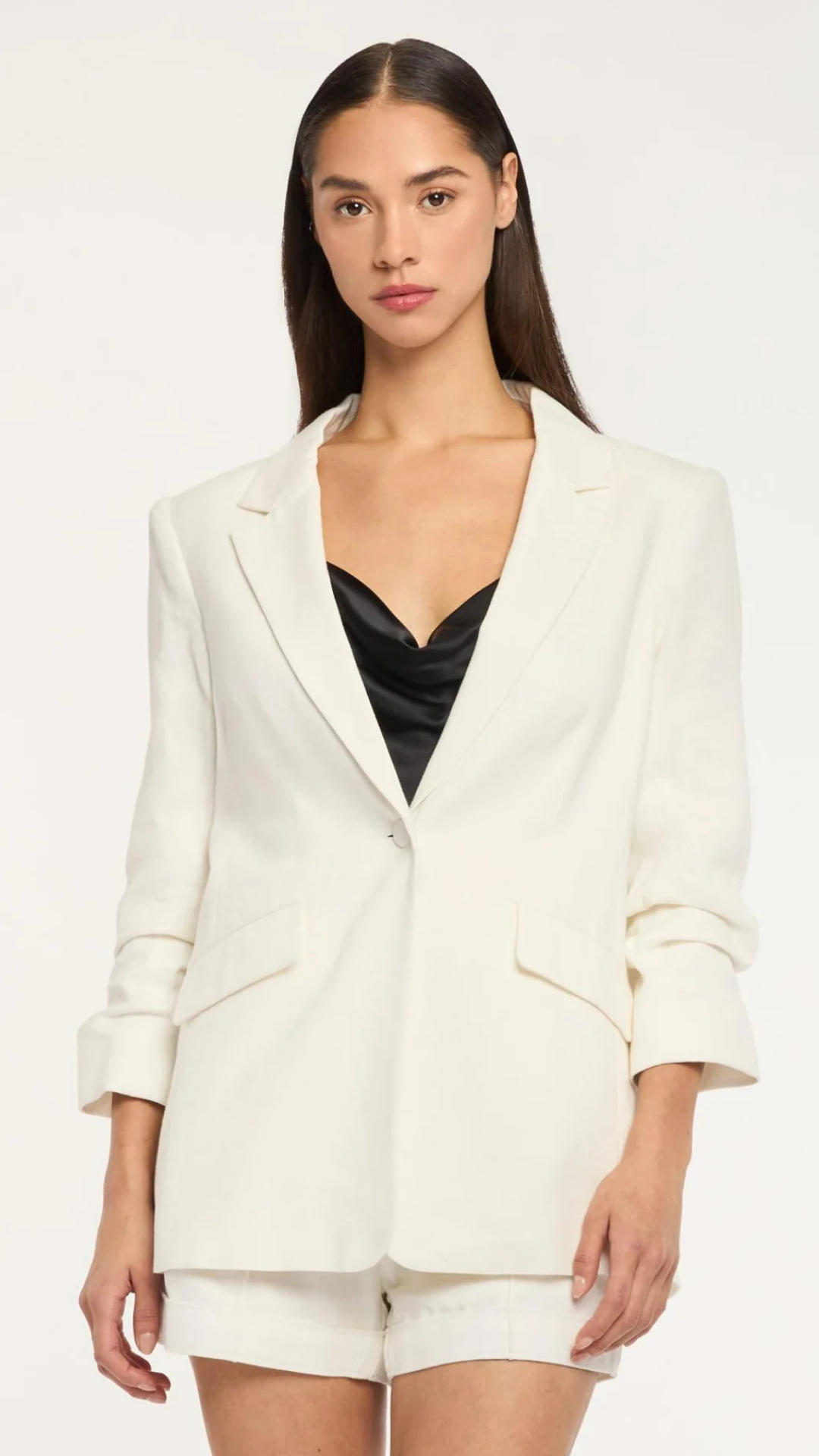 Linen Suiting Kylie Blazer