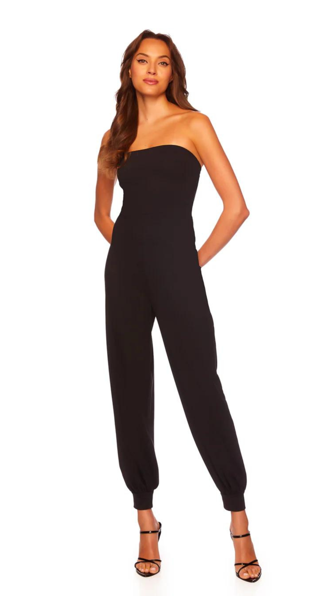 Strapless Jogger Jumpsuit - Susana Monaco