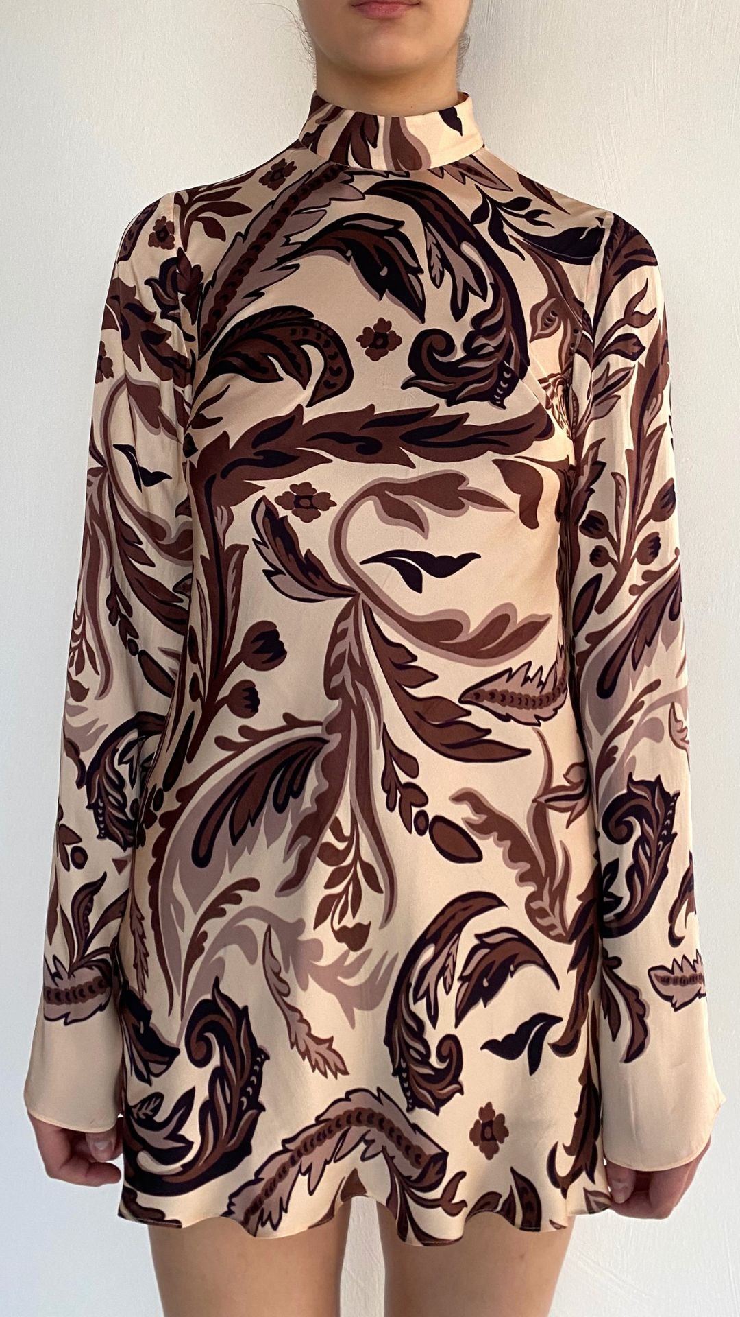 Mini Dress Brown