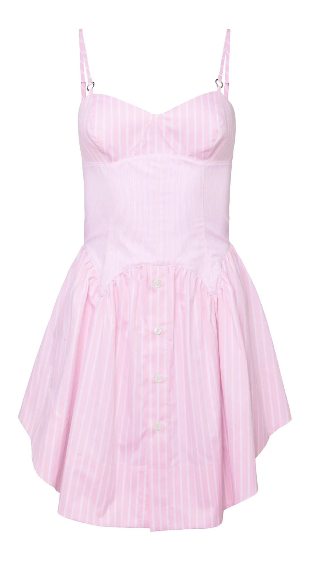 Poplin Corset Mini Dress