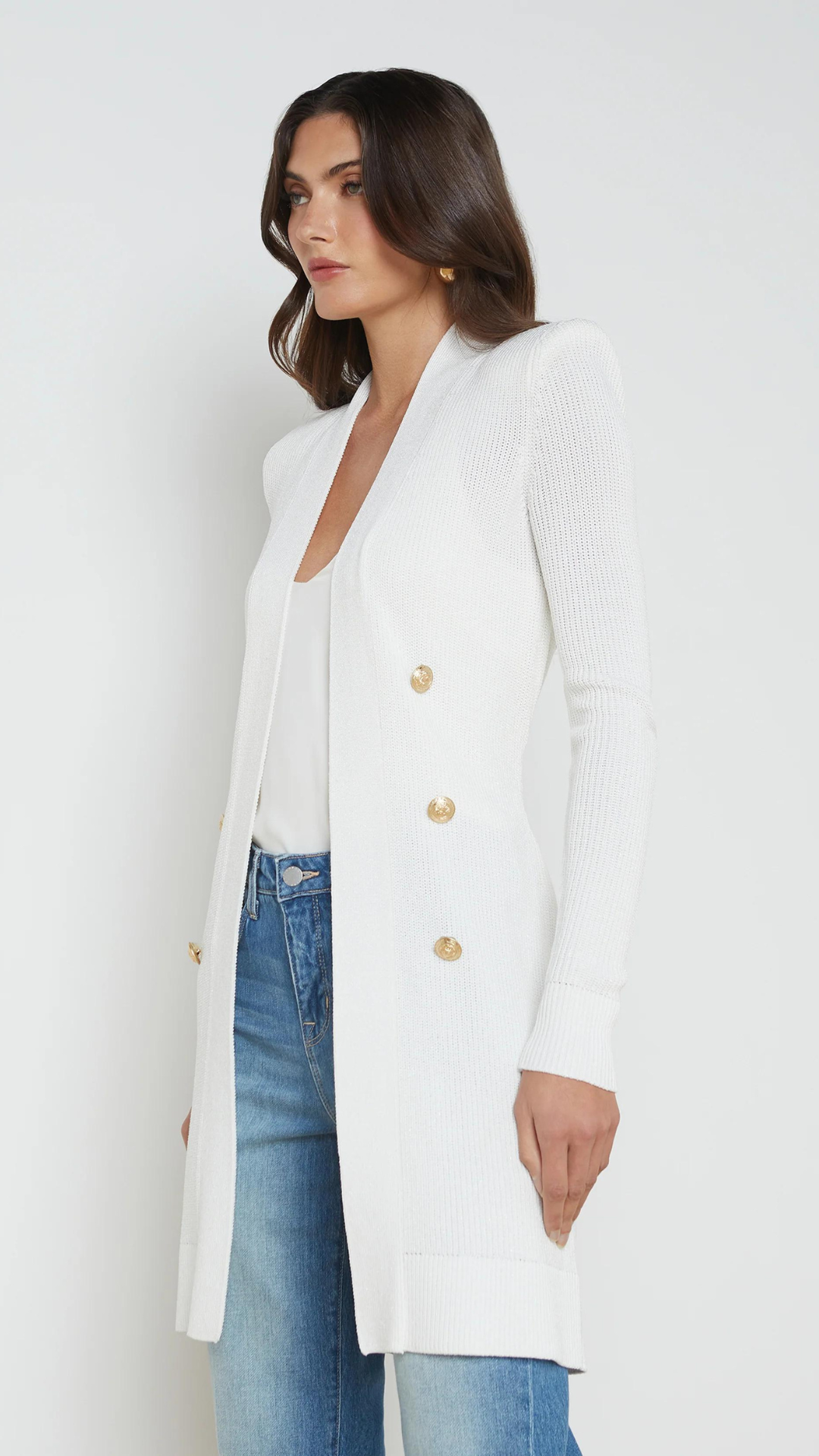 Double Breasted Cardigan - L'Agence