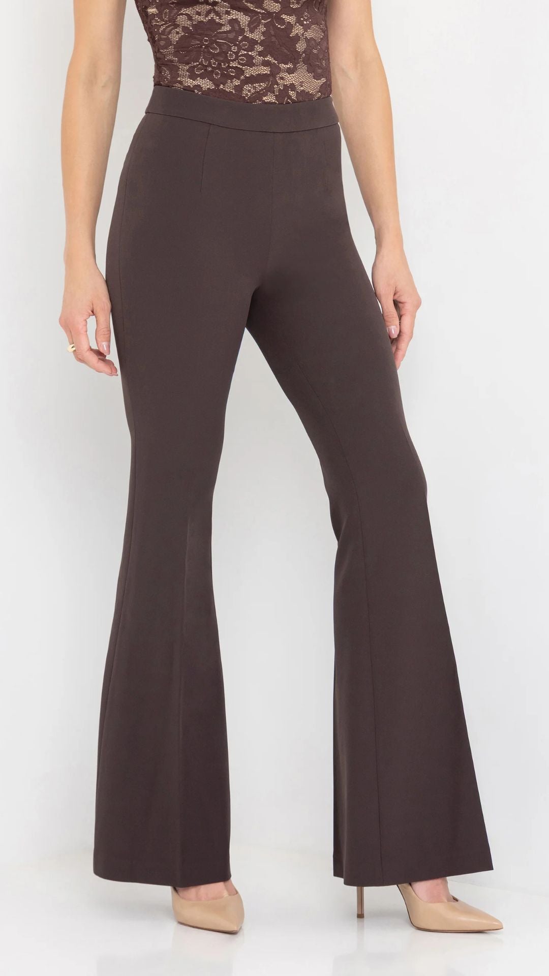Wesley Crepe Pants Chocoate - Generation Love
