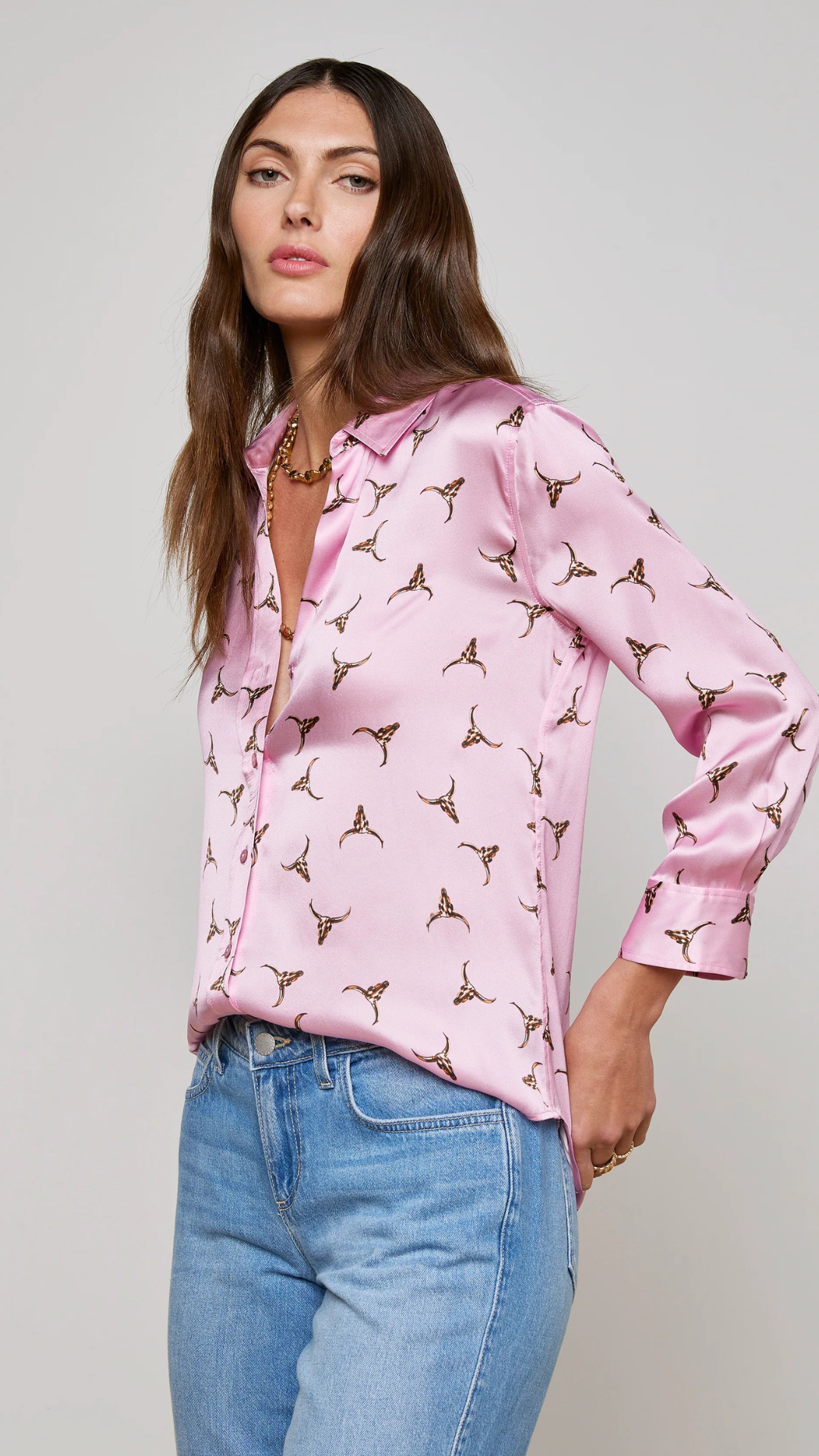Dani 3/4 Sleeve Blouse Bulls