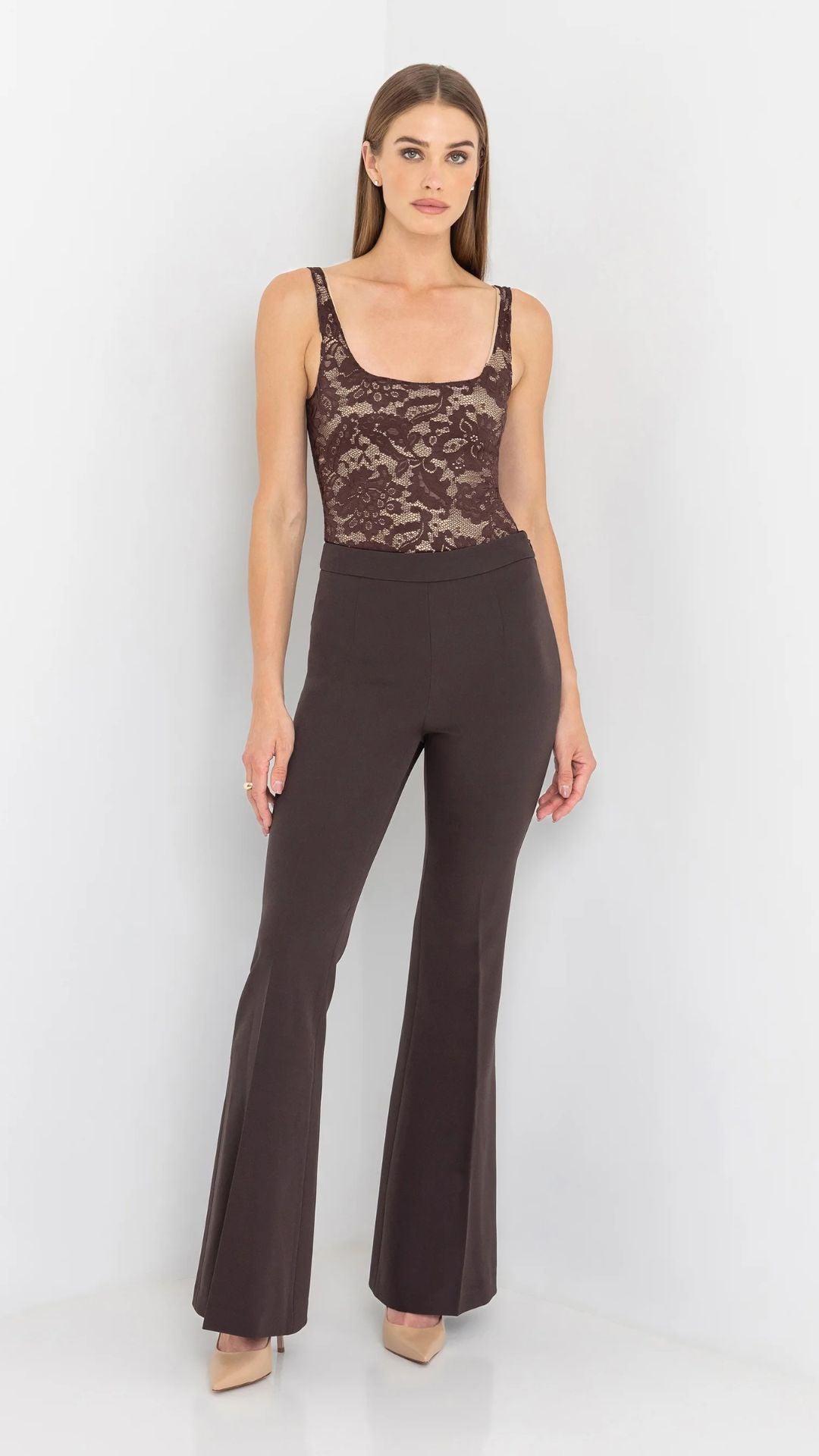 Wesley Crepe Pants Chocoate - Generation Love