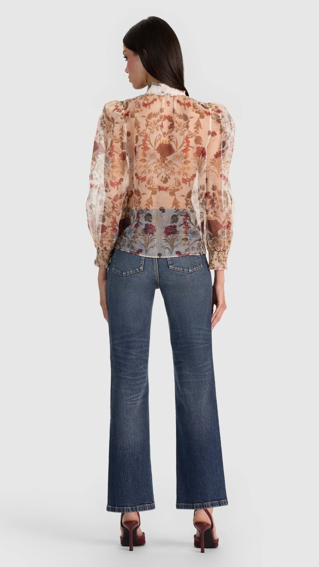 Brentley Tie Neck Blouse