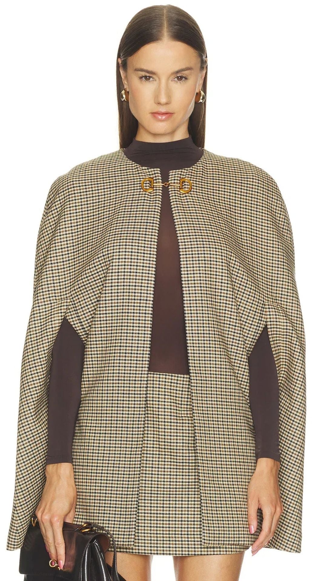 Argyle Cape Brown Plaid - Sans Faff