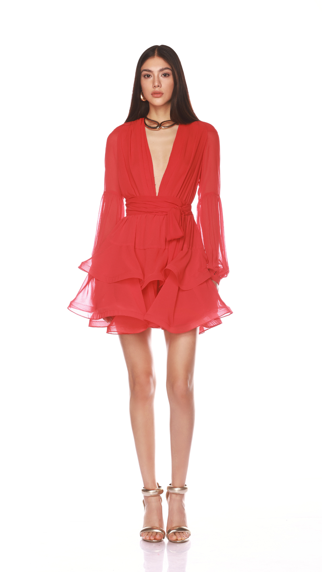 Bedouin Red Mini Dress - Bronx and Banco