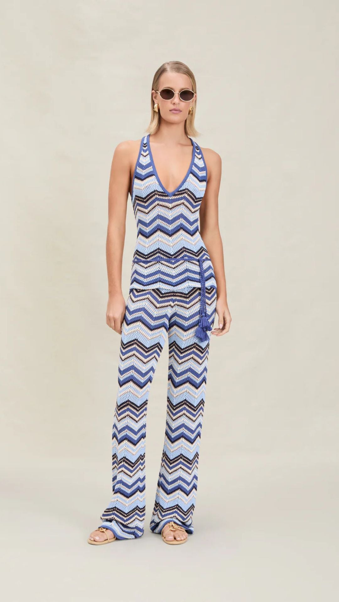 Carina Knit Top Marina - Devon Windsor