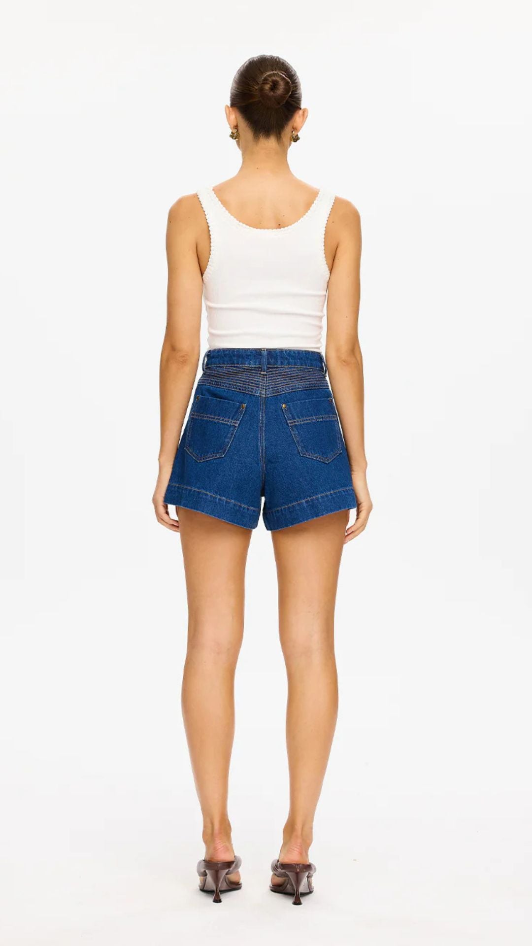 Celene Denim Short - Indigo - Kivari