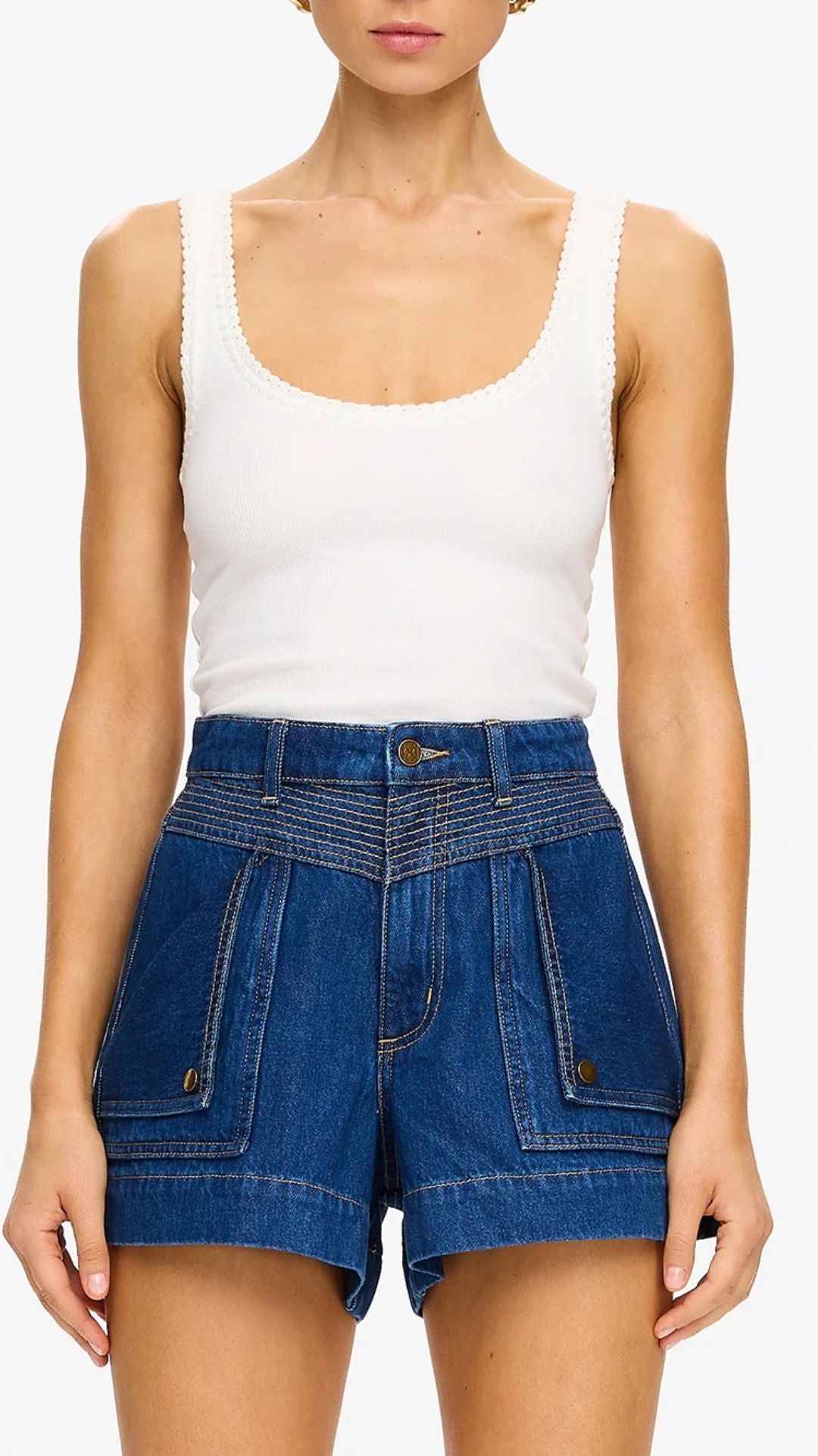 Celene Denim Short - Indigo - Kivari