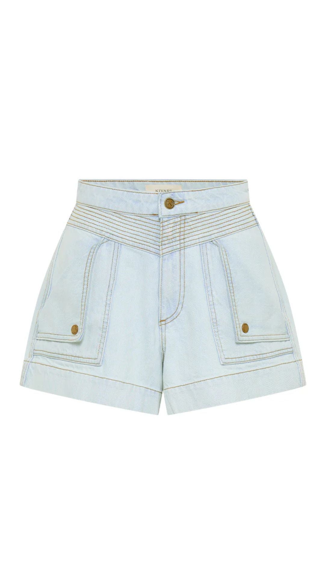 Celene Denim Short - Pale Blue - Kivari
