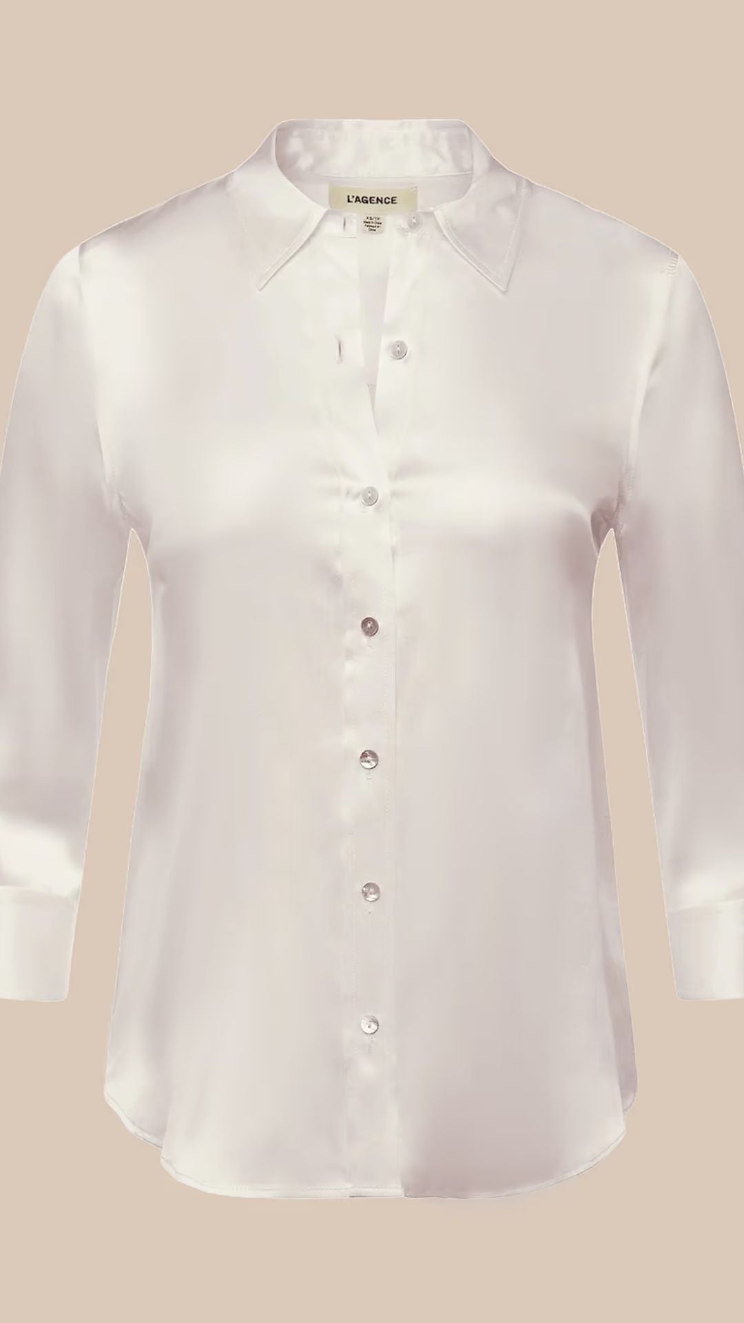 Dani Silk Blouse Champagne - L'Agence