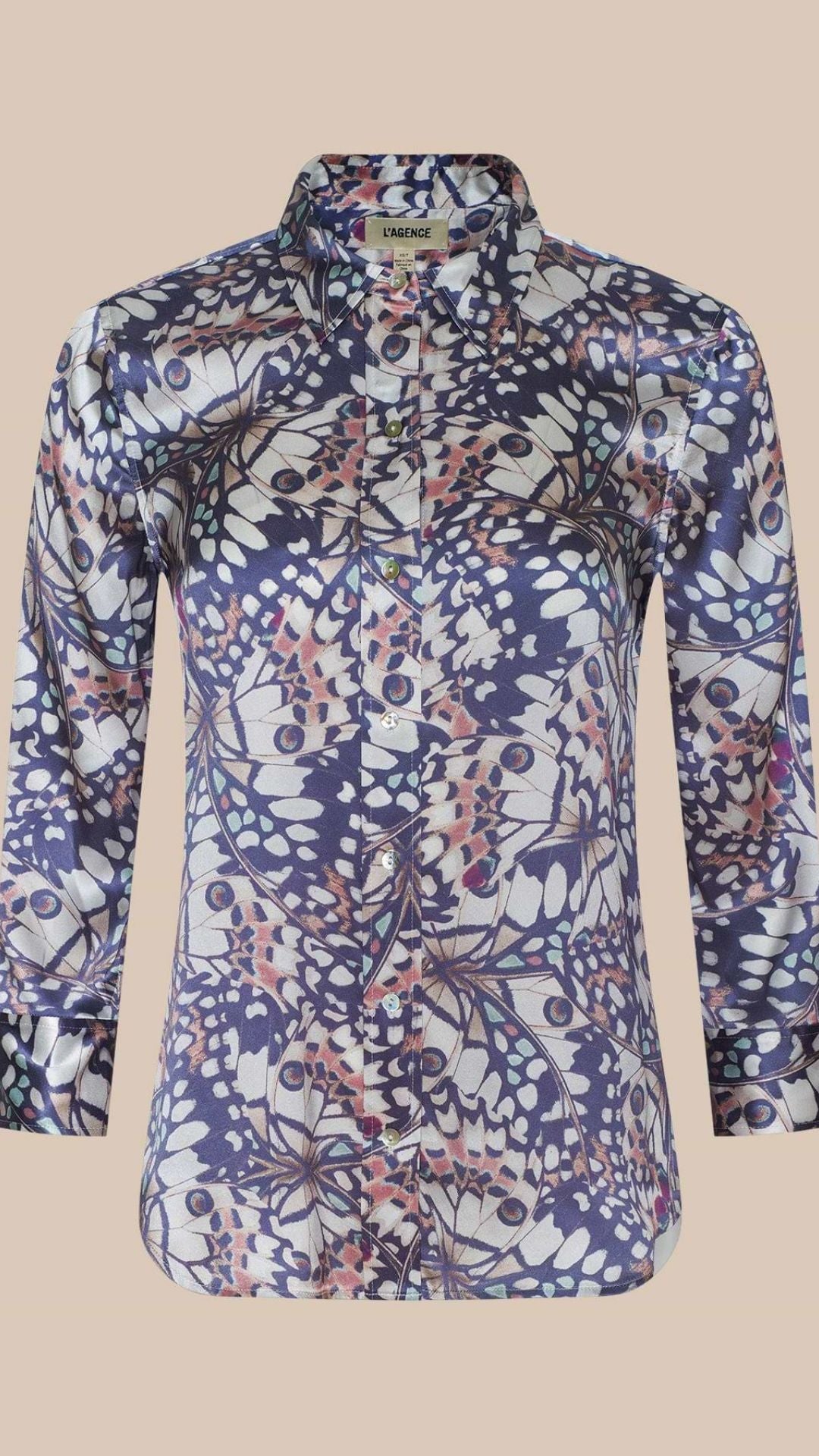 Dani Silk Blouse Multi - L'Agence