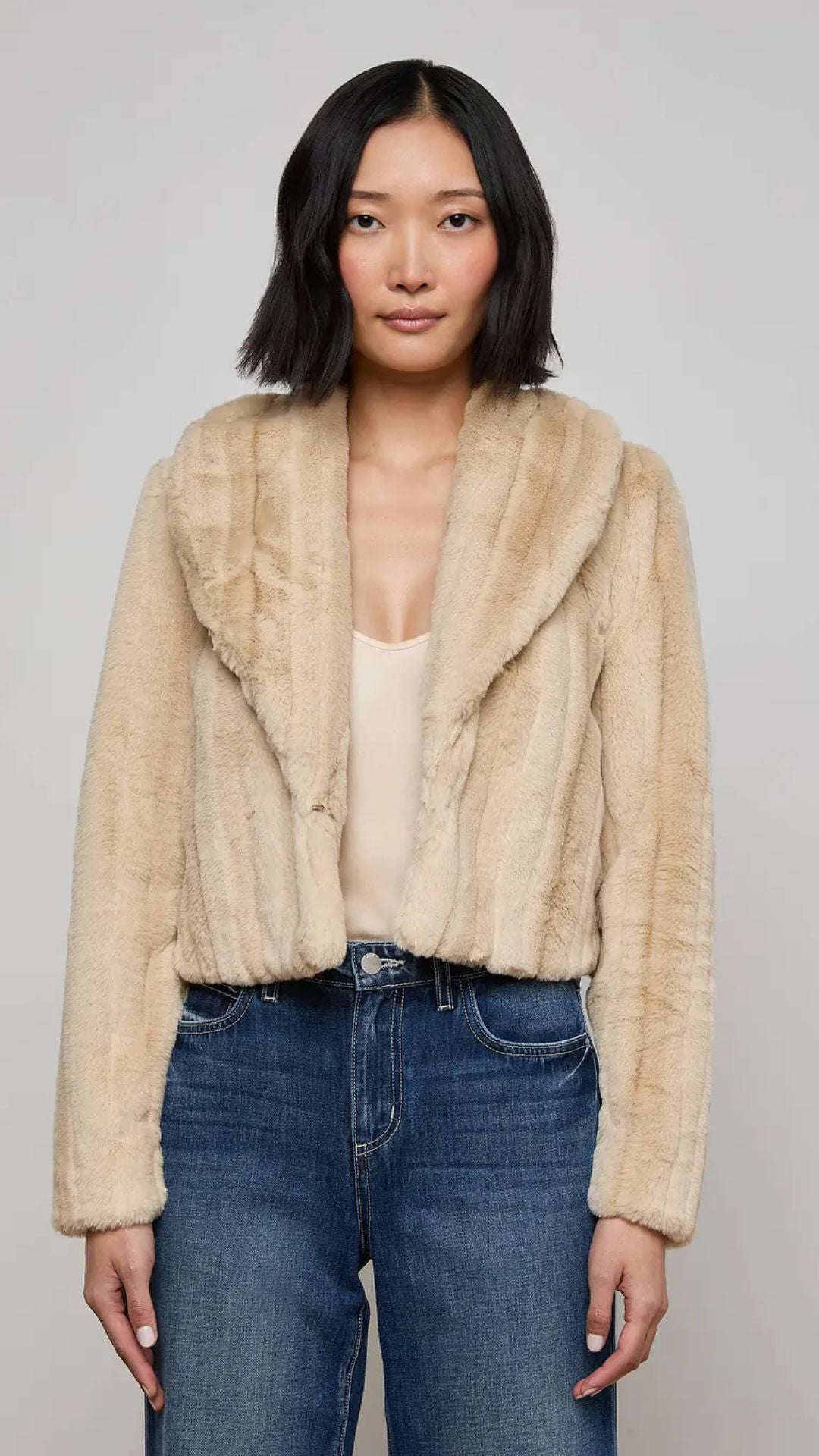 Davy Faux Fur Jacket - L'Agence