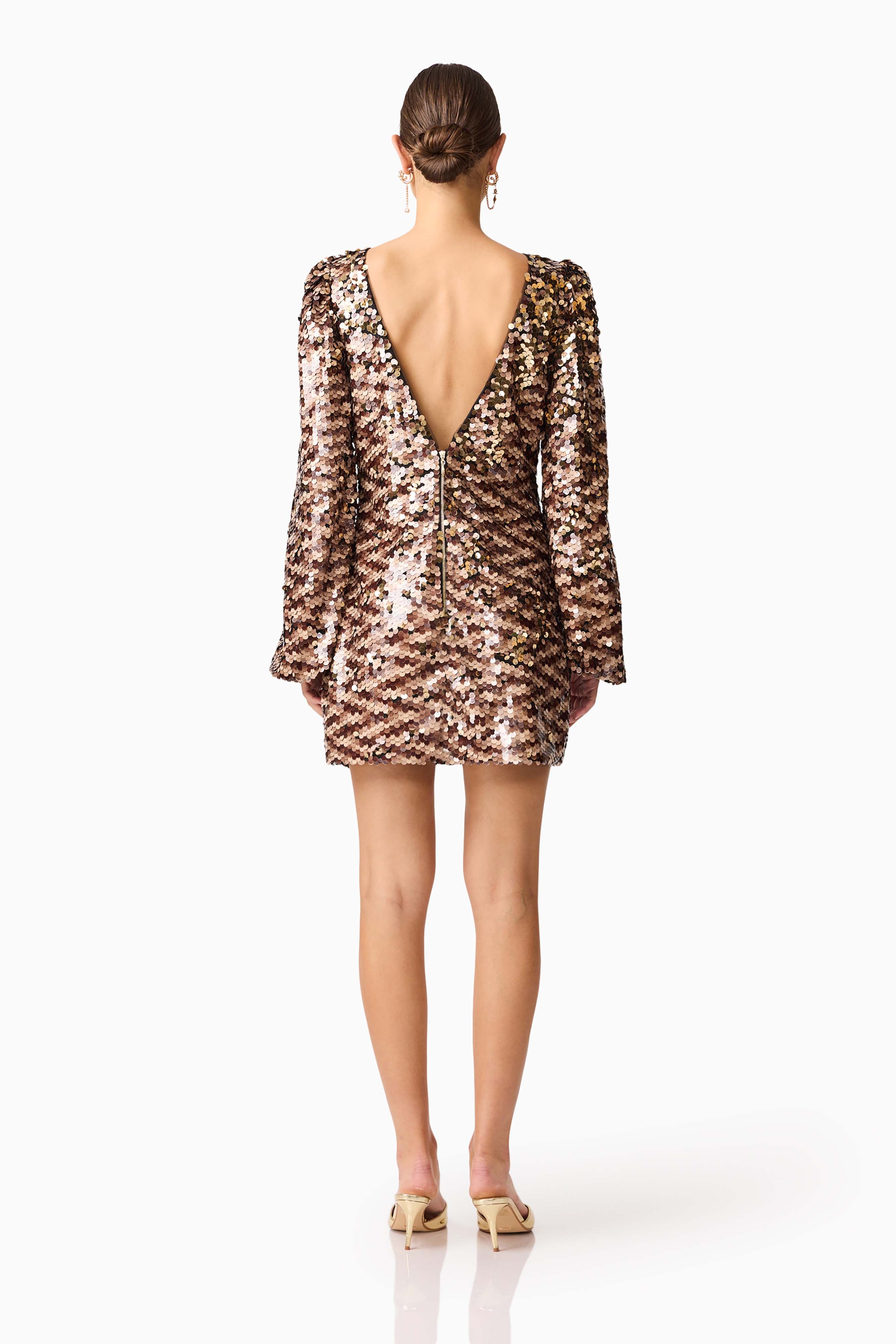 Noemi Long Sleeve Mini Dress