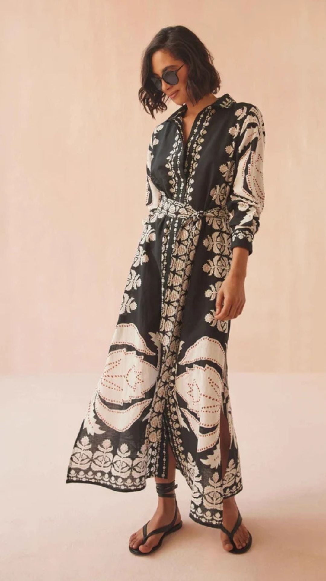 Emma Shirt Dress Nikita Oyster - Omika