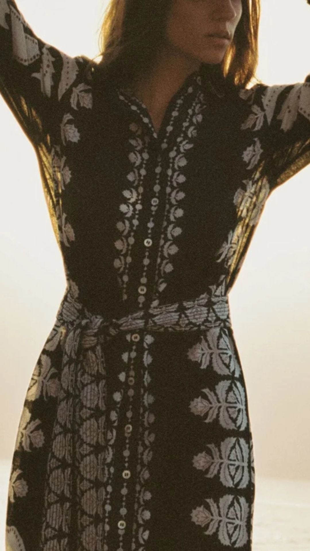 Emma Shirt Dress Nikita Oyster - Omika