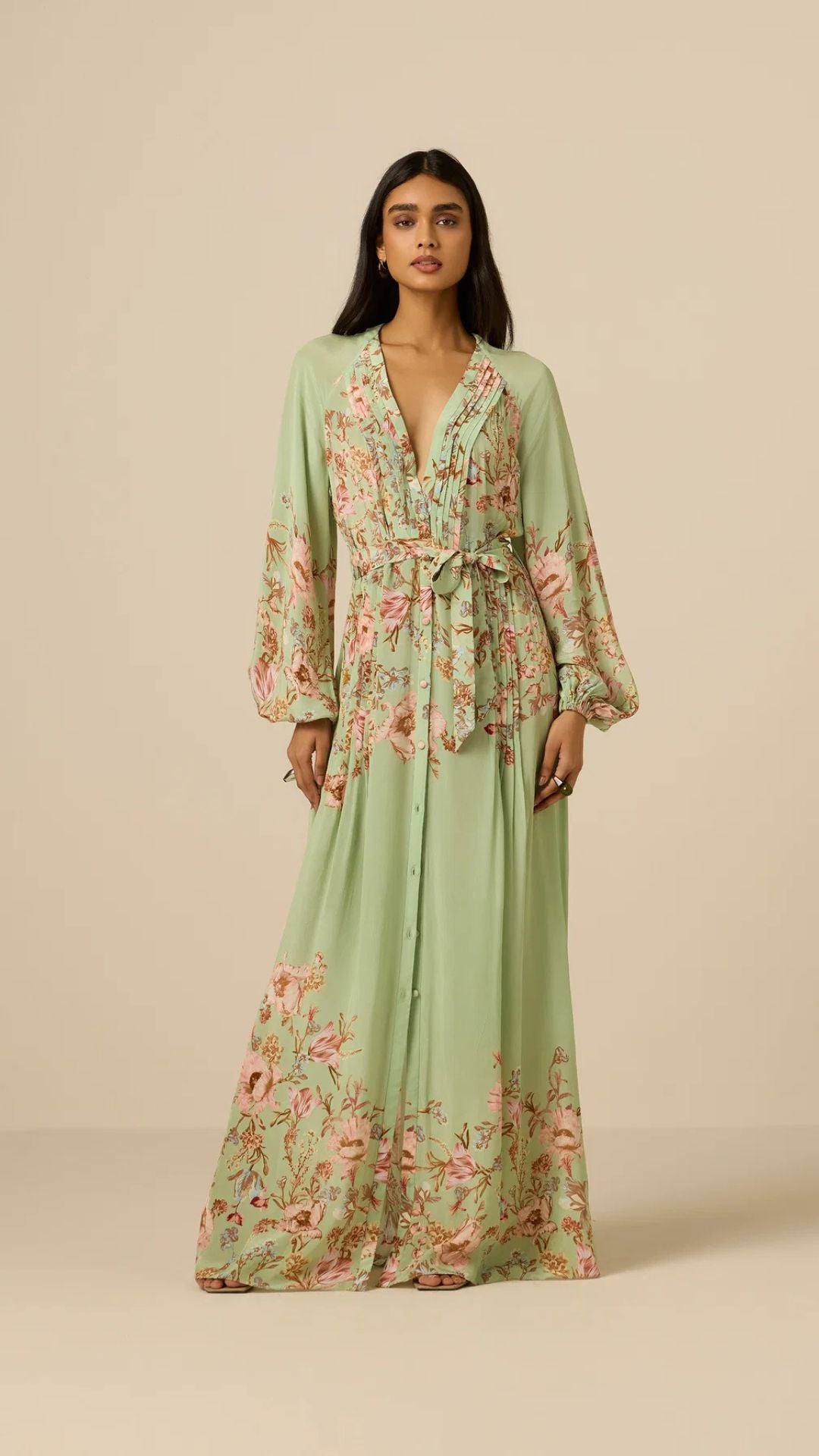Ezra Pintuck Maxi Dress - Hemant and Nandita